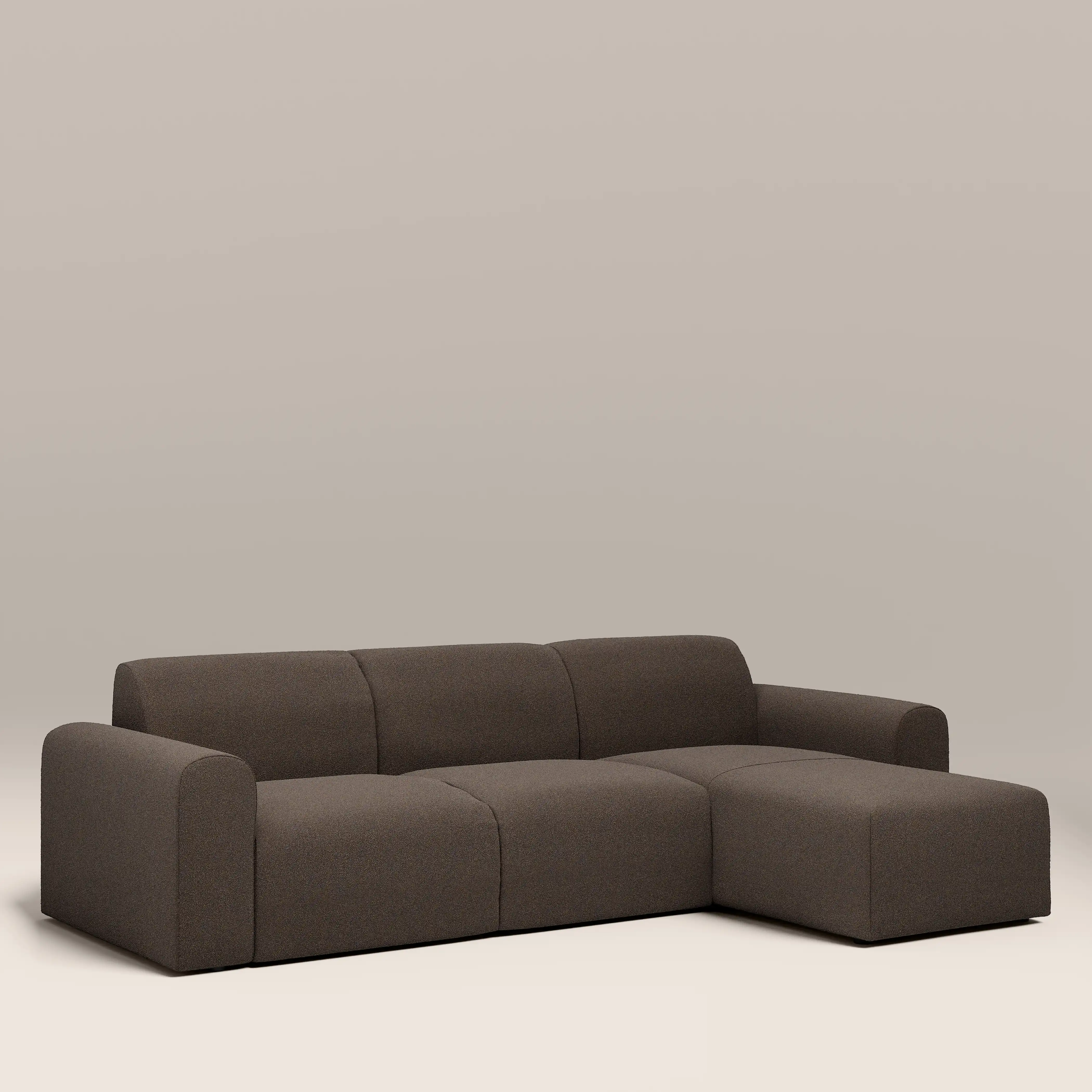 Celeste 3 Seater Left/Right Chaise Sofa | Dusty Taupe Boucle - Image 2
