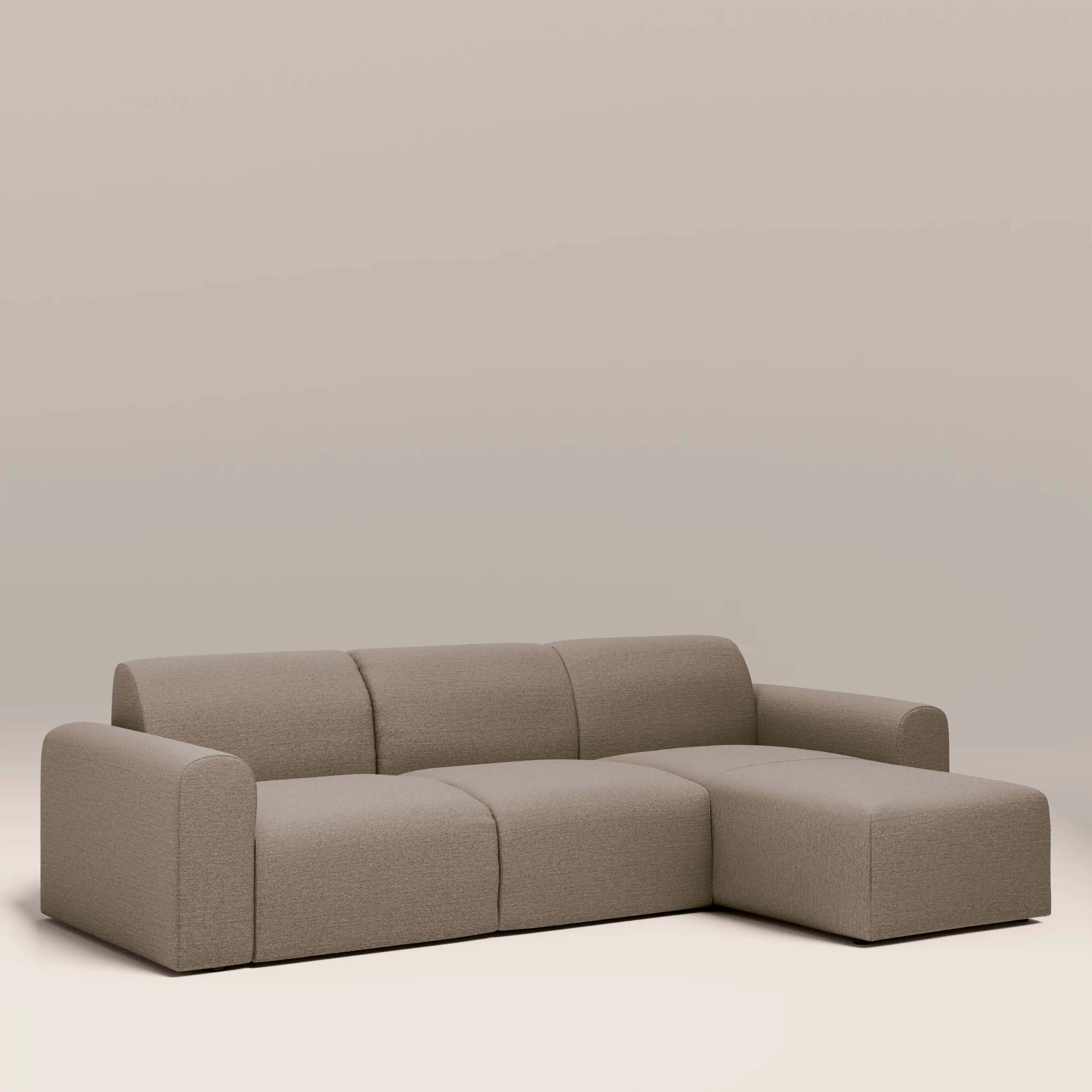 Celeste 3 Seater Left/Right Chaise Sofa | Ecru Boucle - Image 2