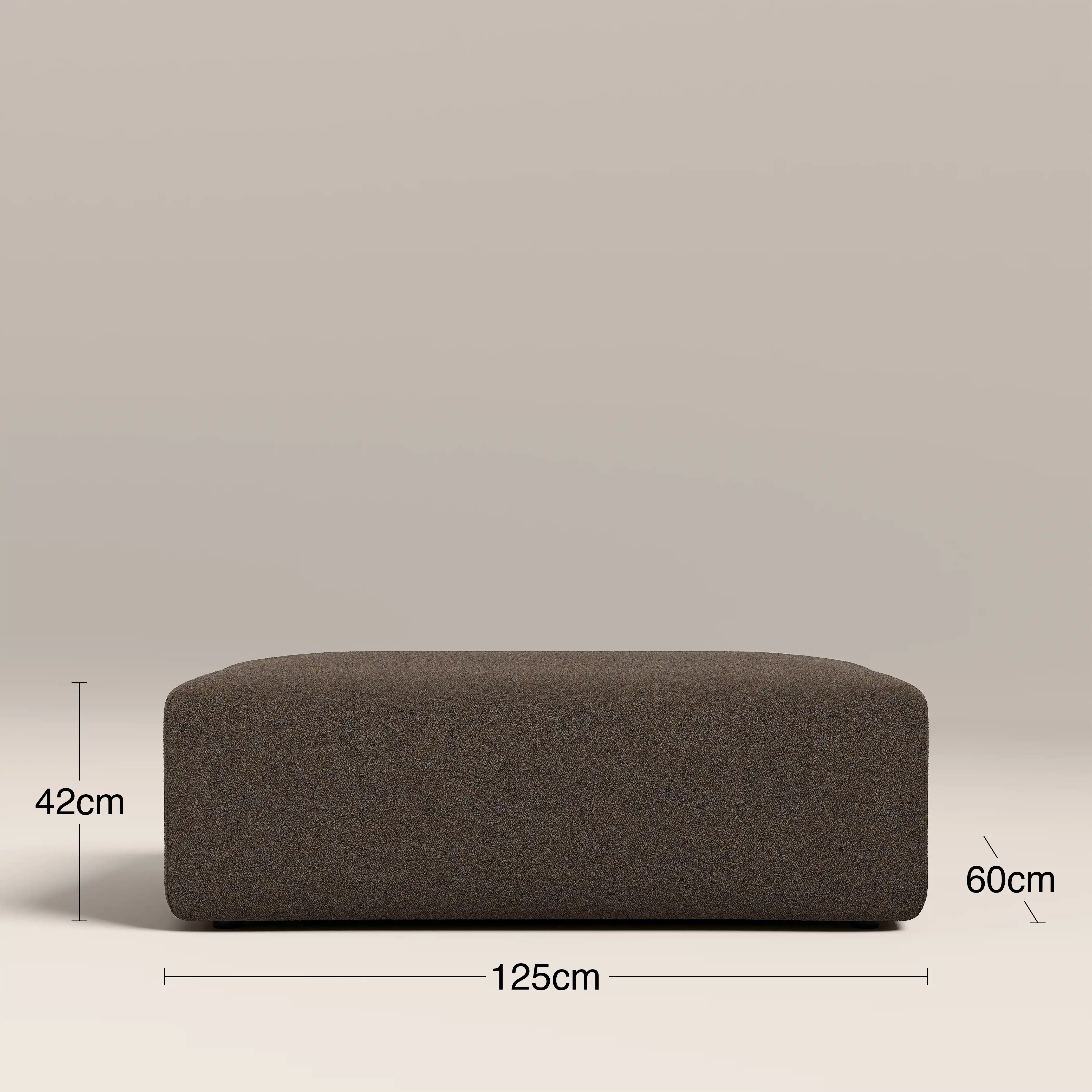 Celeste Footstool | Dusty Taupe Boucle - Image 6