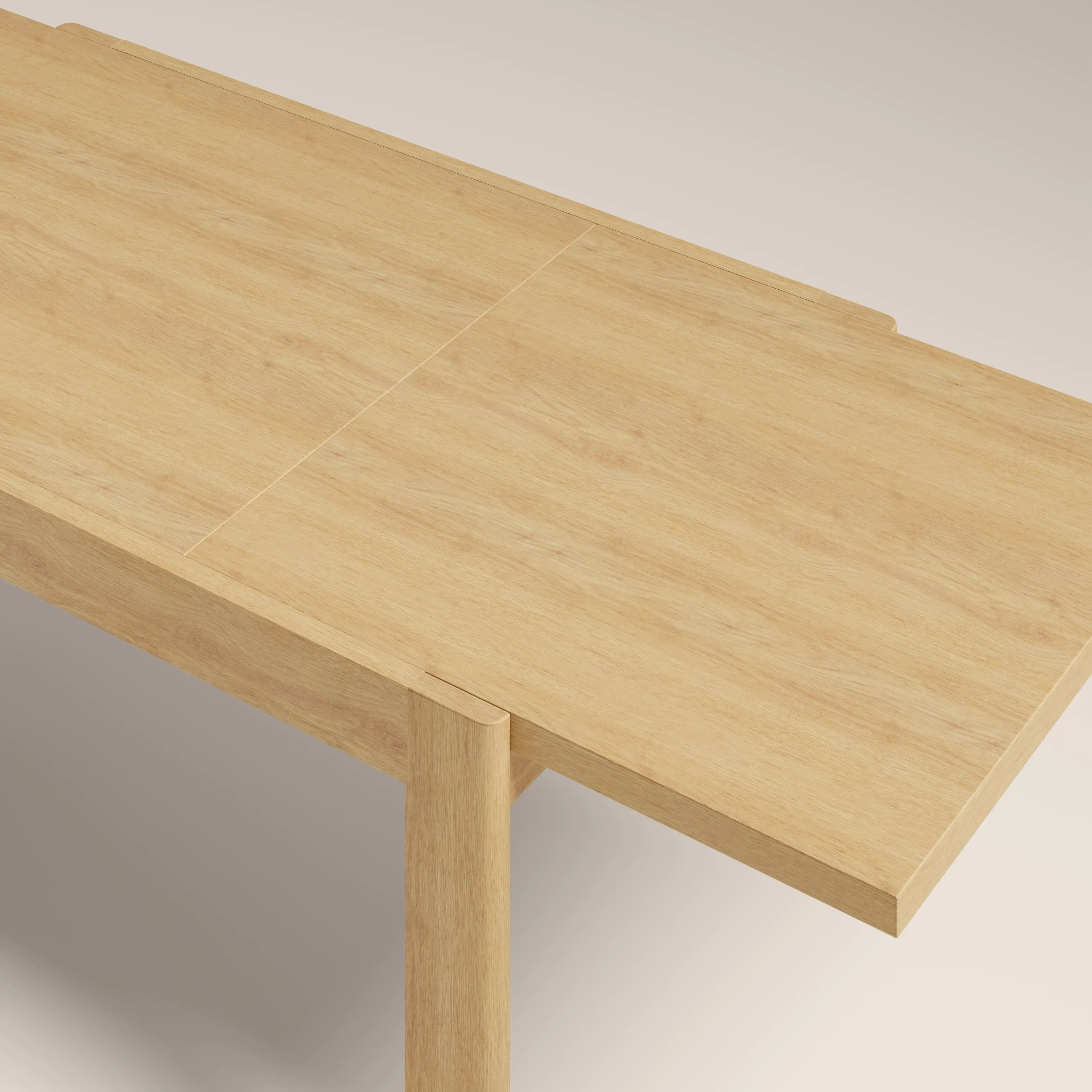 Ceva 6-10 Seat Rectangle Wooden Extendable Dining Table | Oak - Image 6