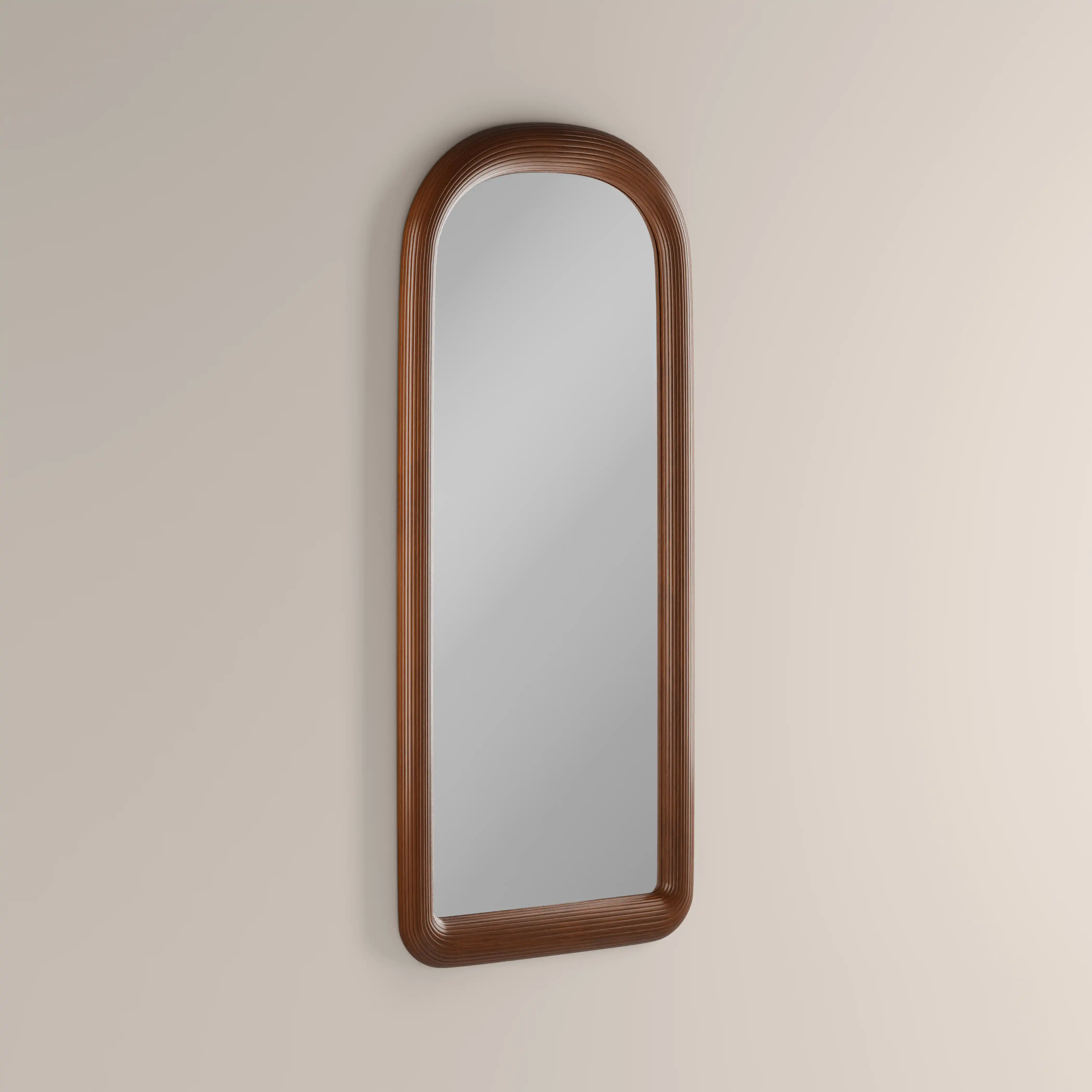 Ciara Arch Full Length Mirror, 170 x 71 cm | Walnut - Image 2