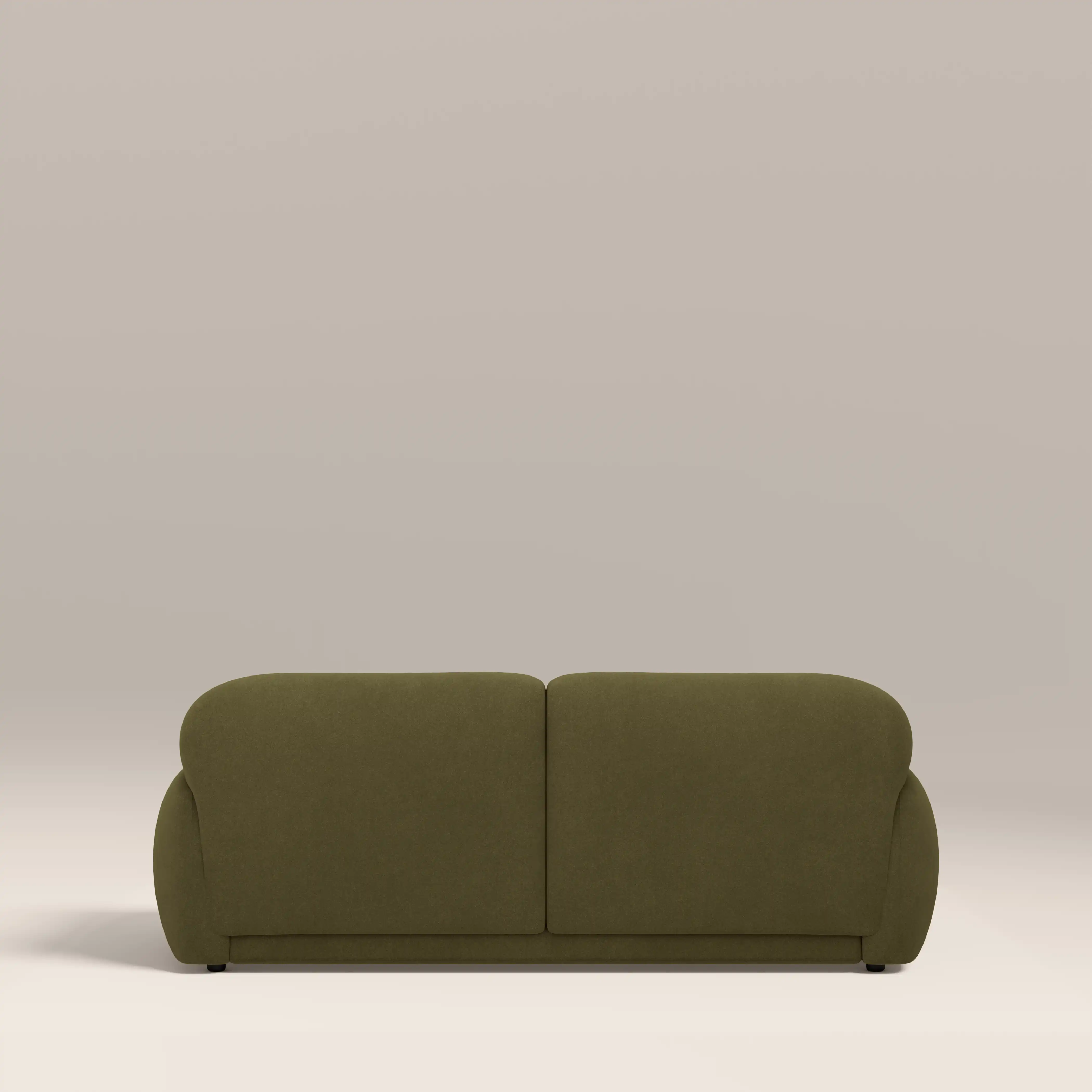 Cloud 2 Seater Sofa | Moss Green Sustainable Mohair Velvet - Image 6