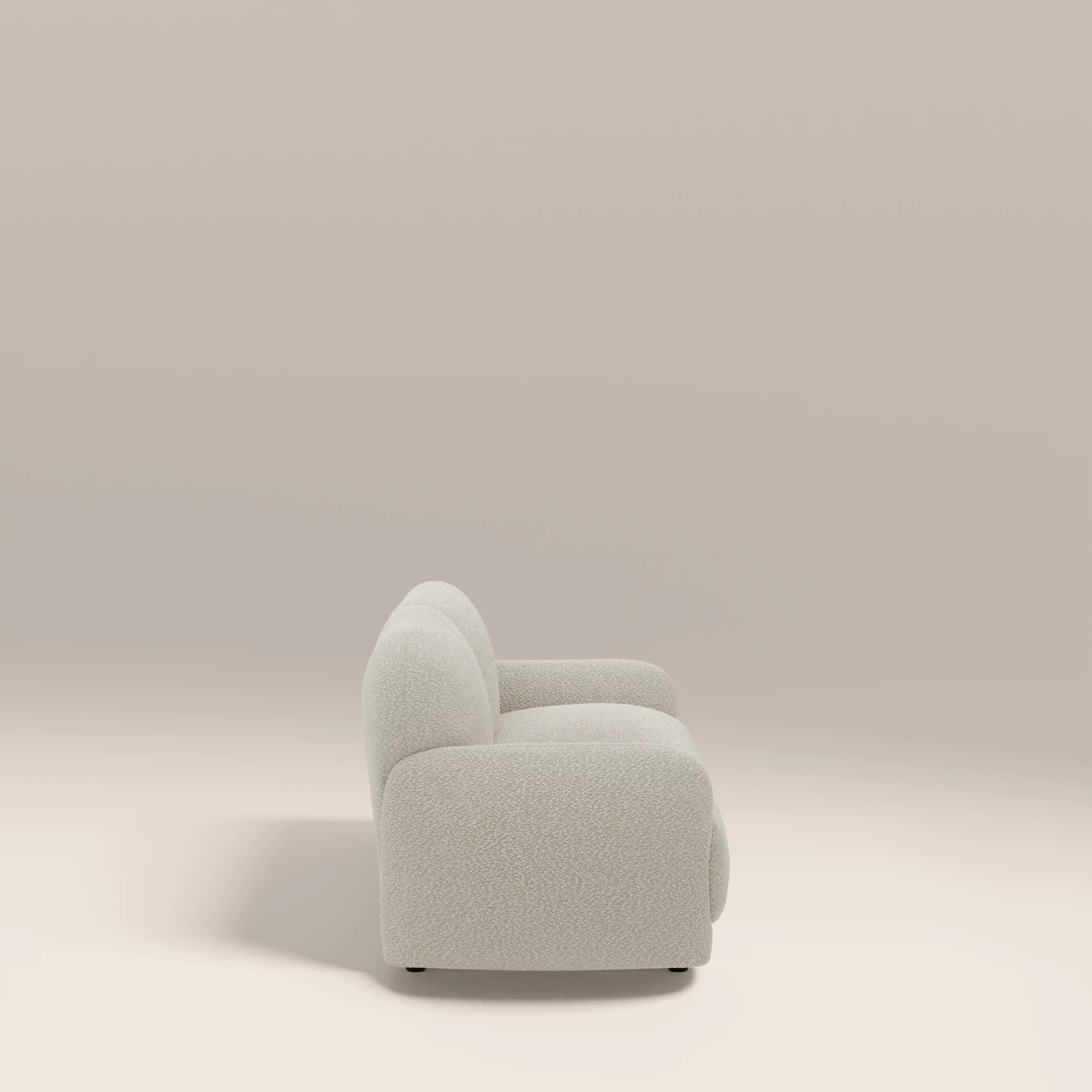 Cloud 2 Seater Sofa | Speckled Stone Sustainable Boucle - Image 4
