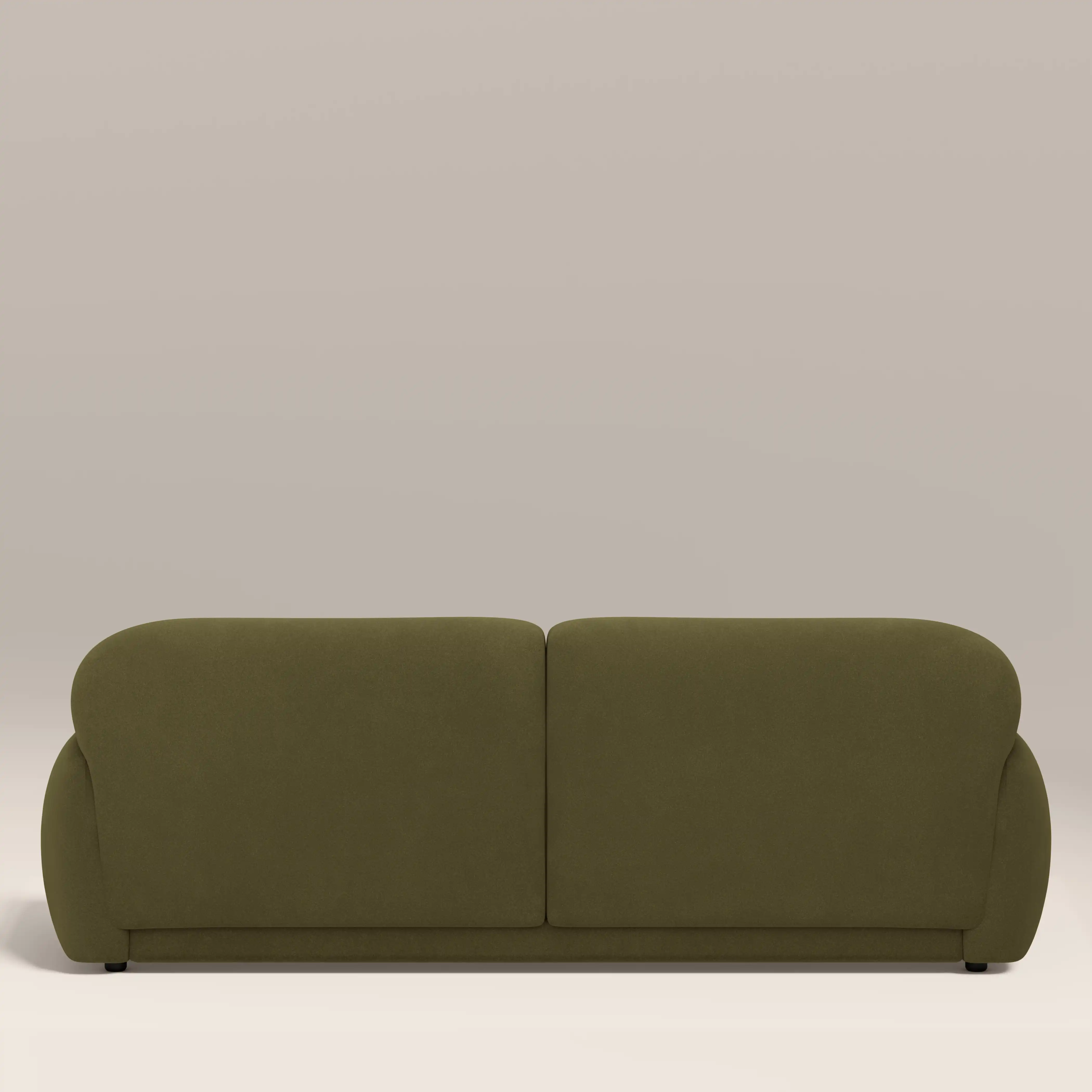 Cloud 3 Seater Sofa | Moss Green Sustainable Mohair Velvet - Image 6