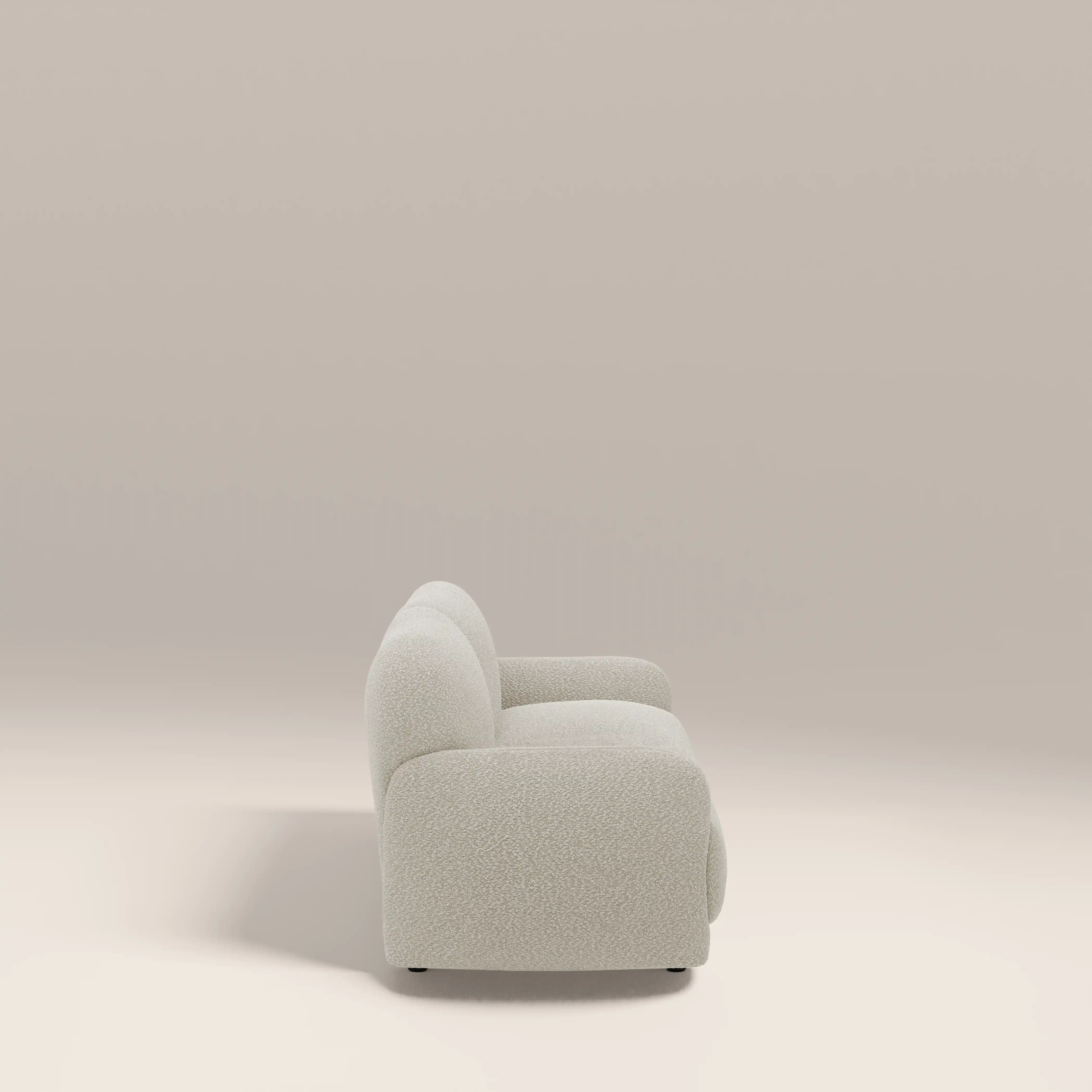 Cloud 3 Seater Sofa | Speckled Stone Sustainable Boucle - Image 4