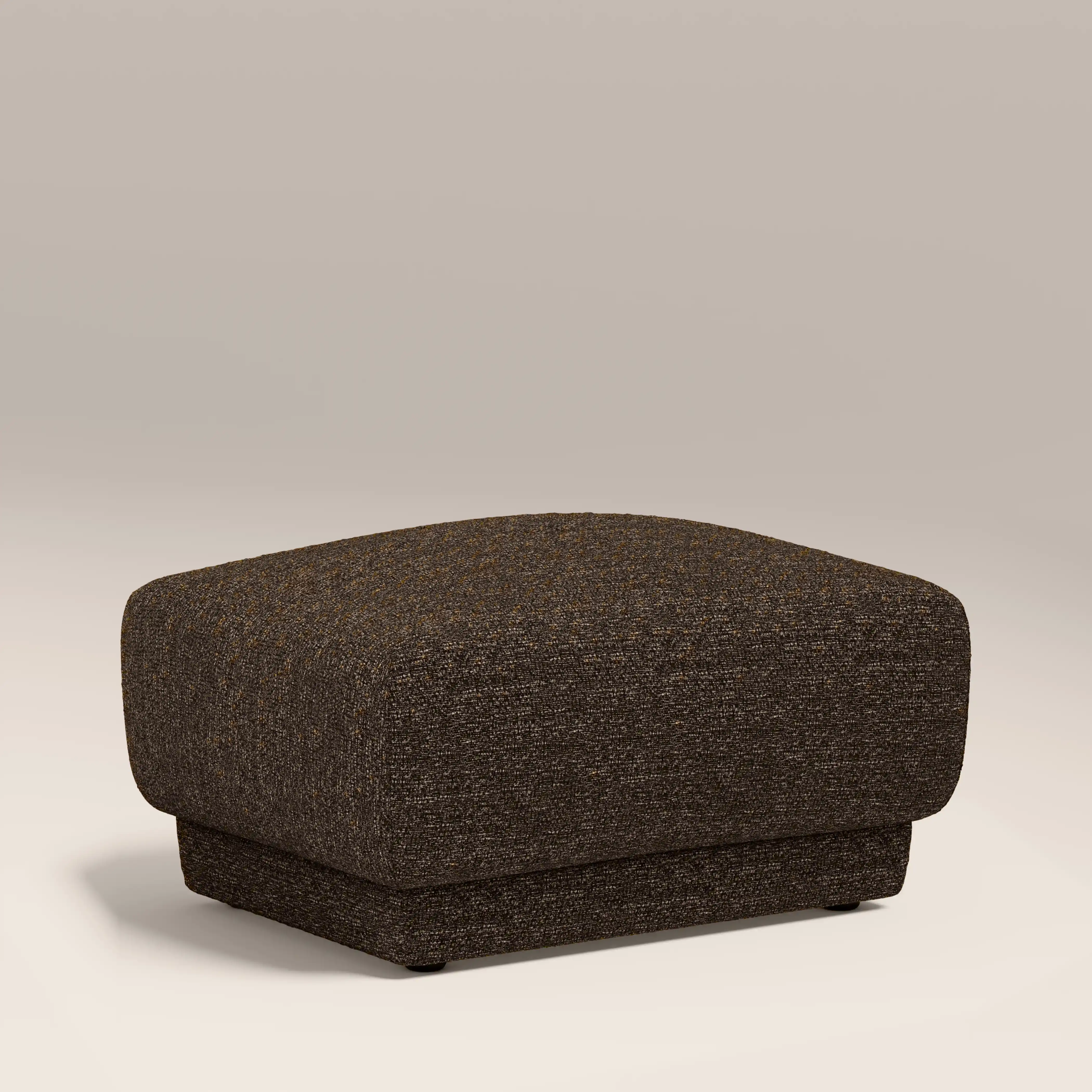 Cloud Footstool | Speckled Espresso Boucle - Image 2