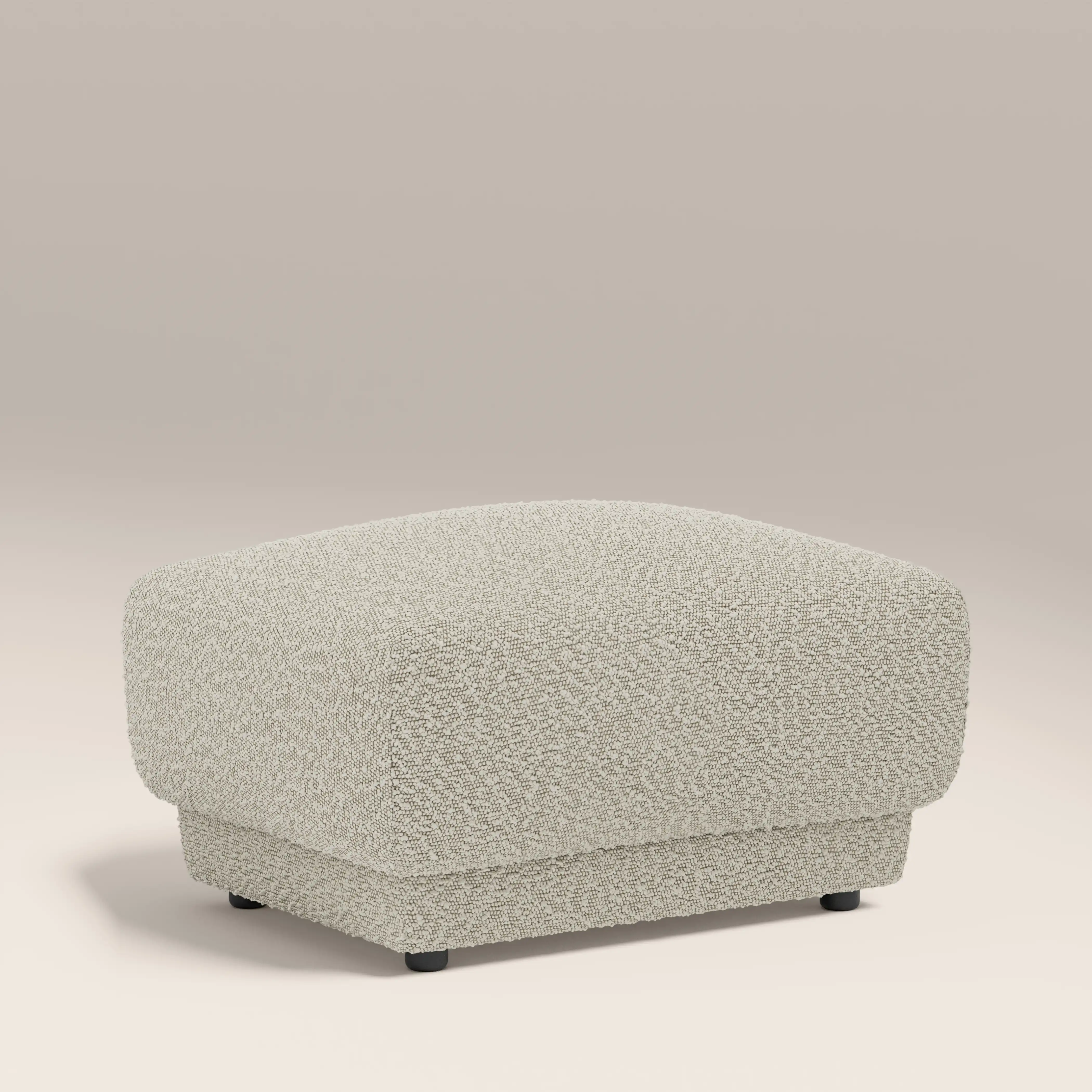 Cloud Footstool | Speckled Stone Sustainable Boucle - Image 2