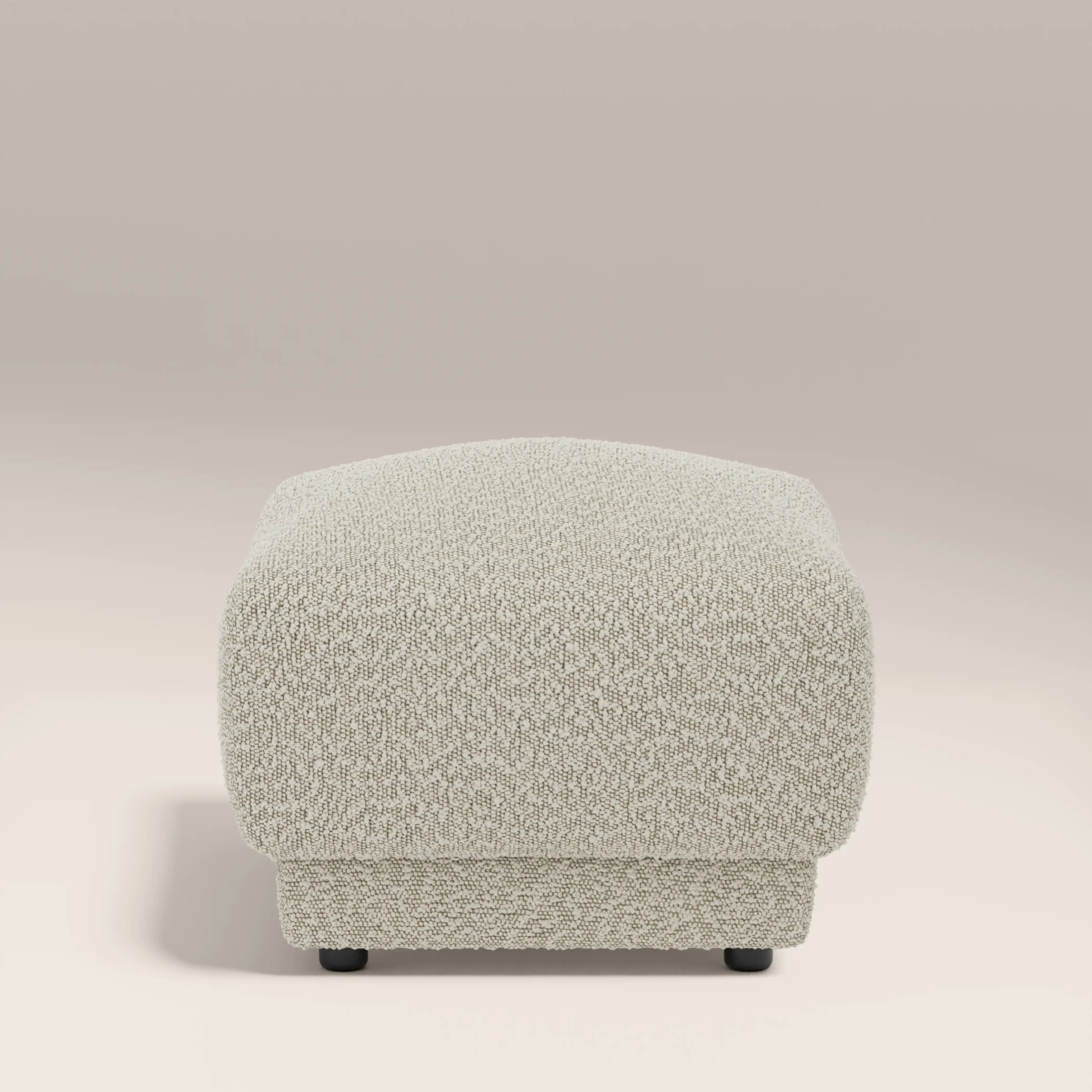 Cloud Footstool | Speckled Stone Sustainable Boucle - Image 4