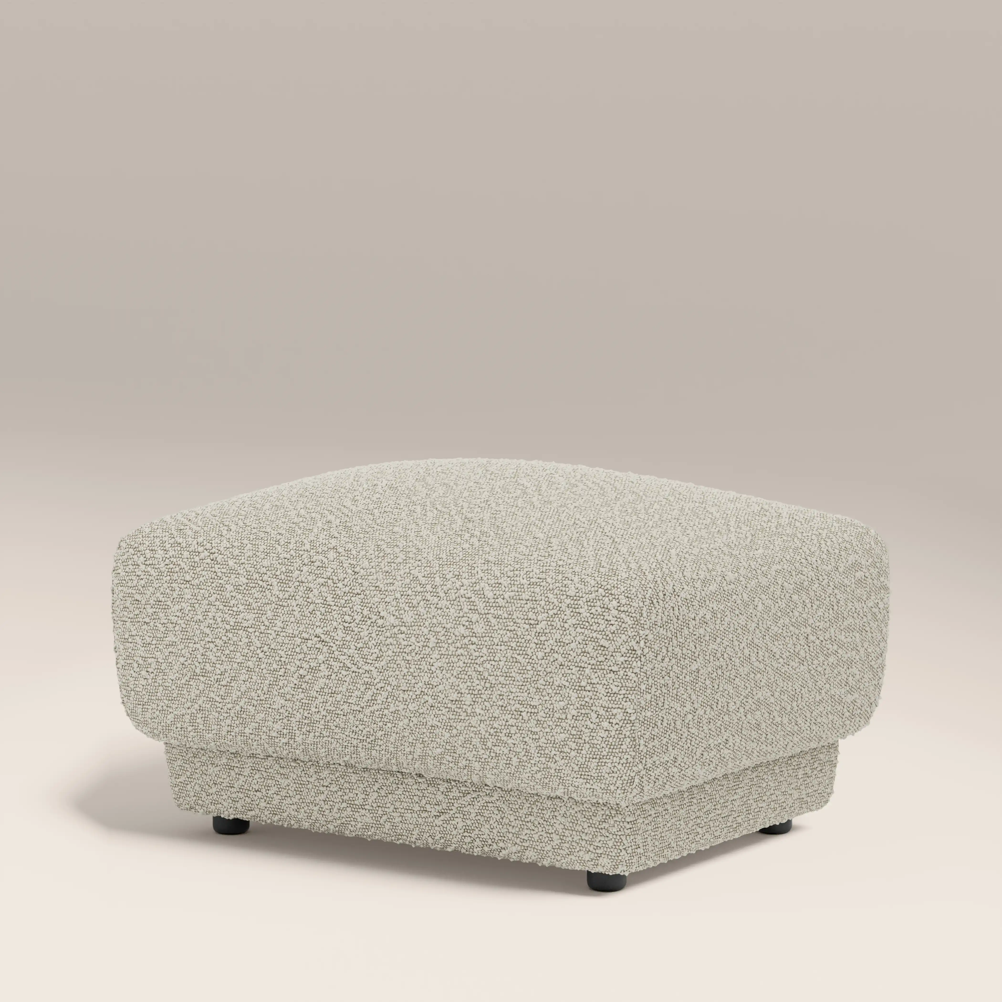 Cloud Footstool | Speckled Stone Sustainable Boucle - Image 5