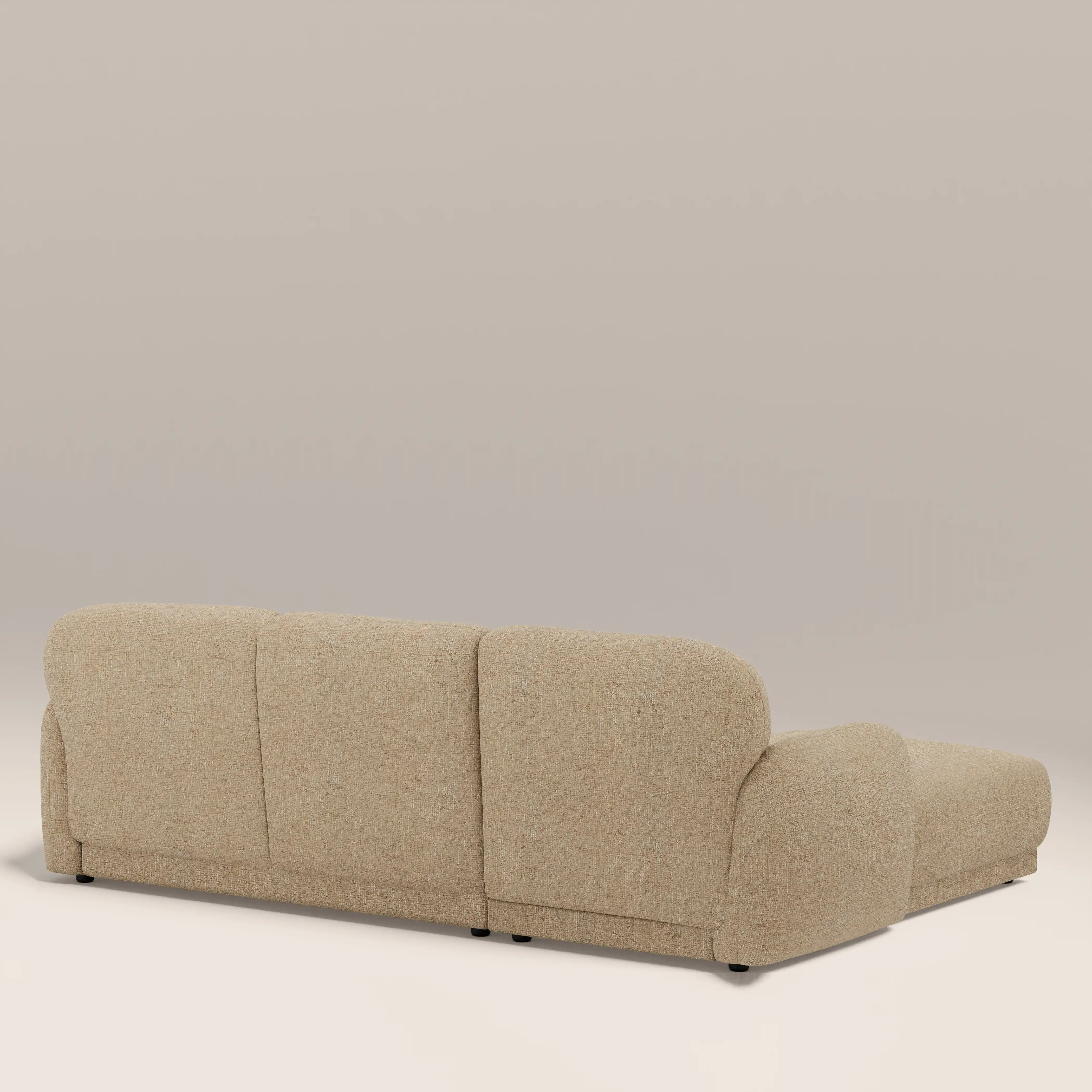 Cloud Left Hand Chaise Sofa | Speckled Latte Boucle - Image 5