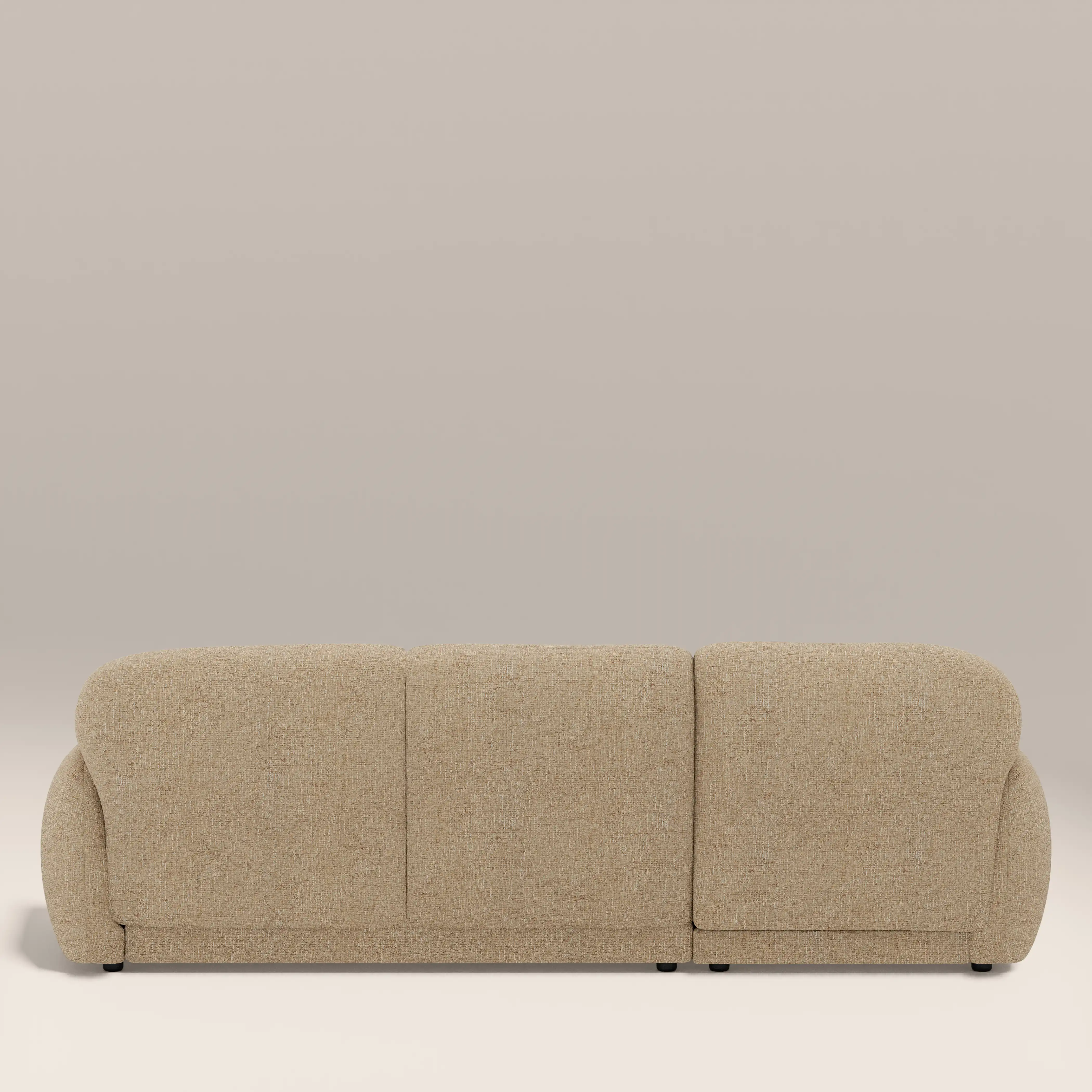 Cloud Left Hand Chaise Sofa | Speckled Latte Boucle - Image 6