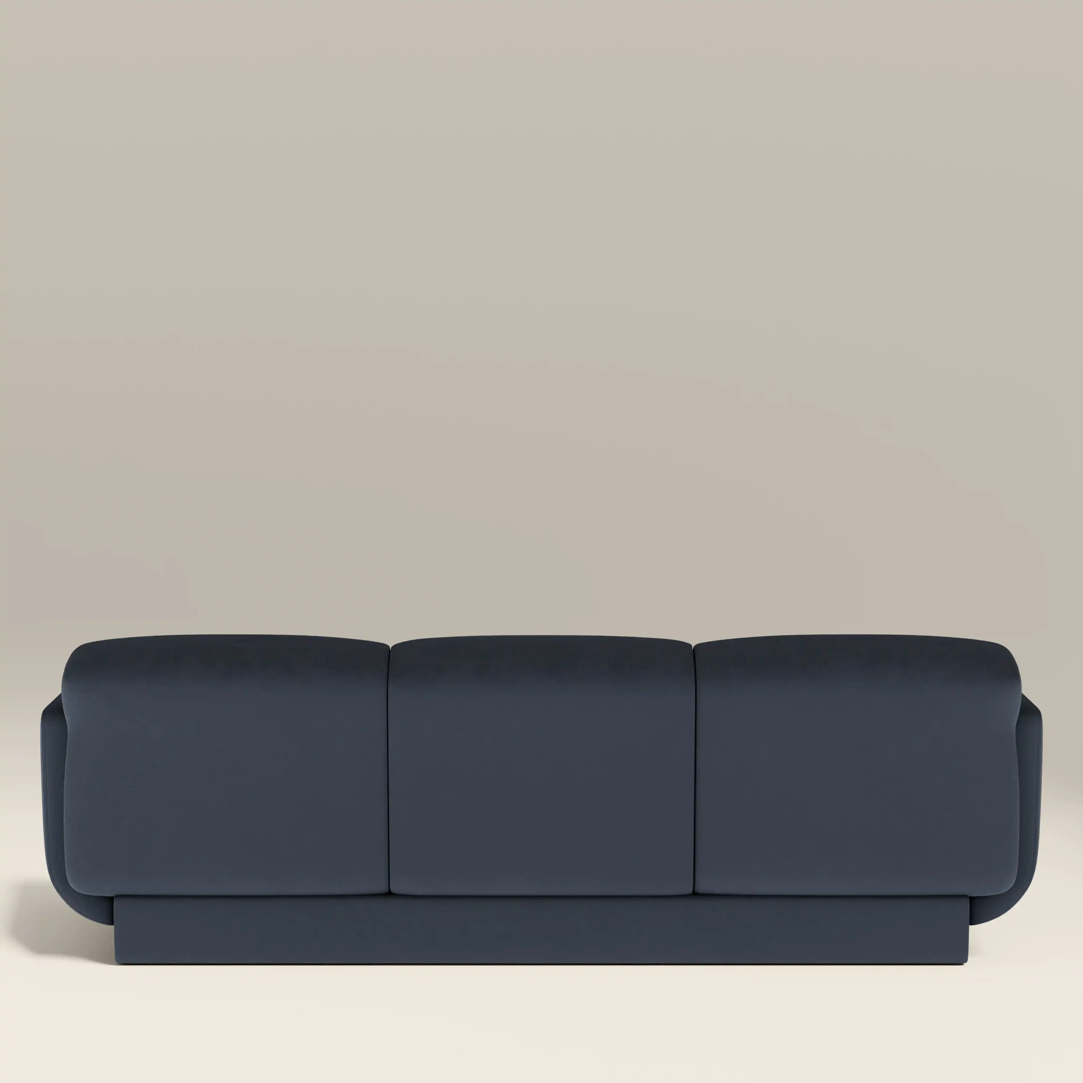 Connick 3 Seater Sofa | Dark Blue Sustainable Velvet - Image 6