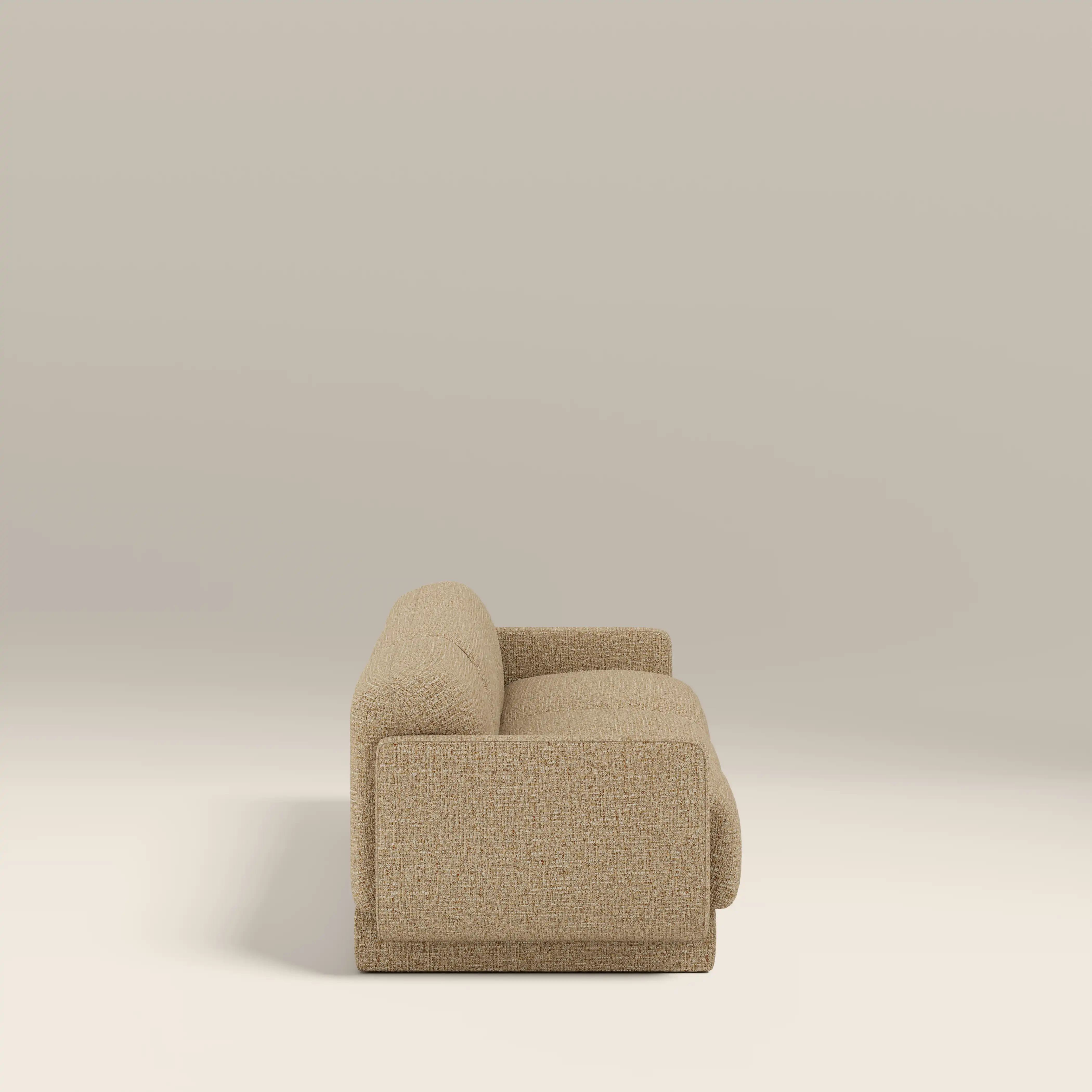 Connick 3 Seater Sofa | Speckled Latte Boucle - Image 4