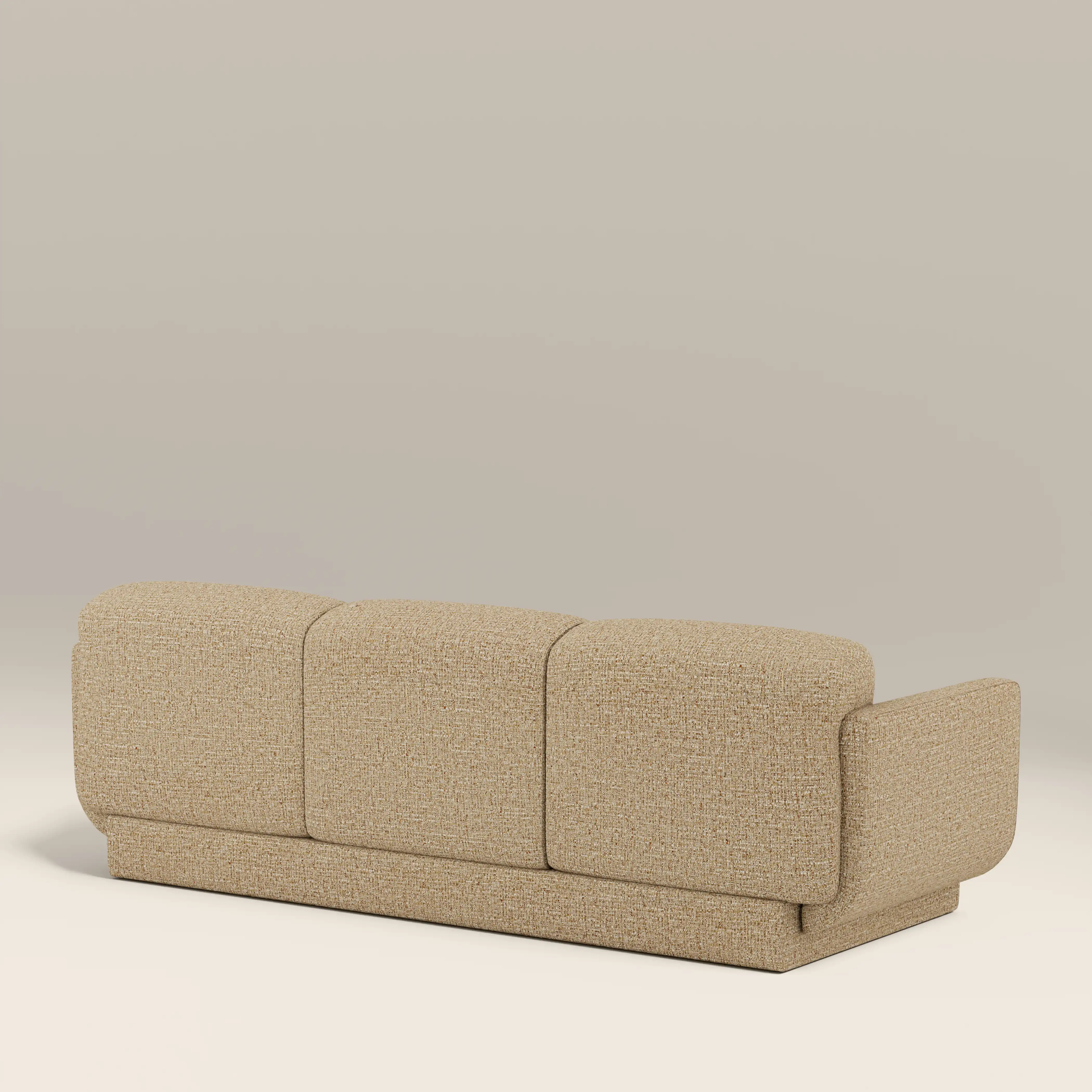 Connick 3 Seater Sofa | Speckled Latte Boucle - Image 5