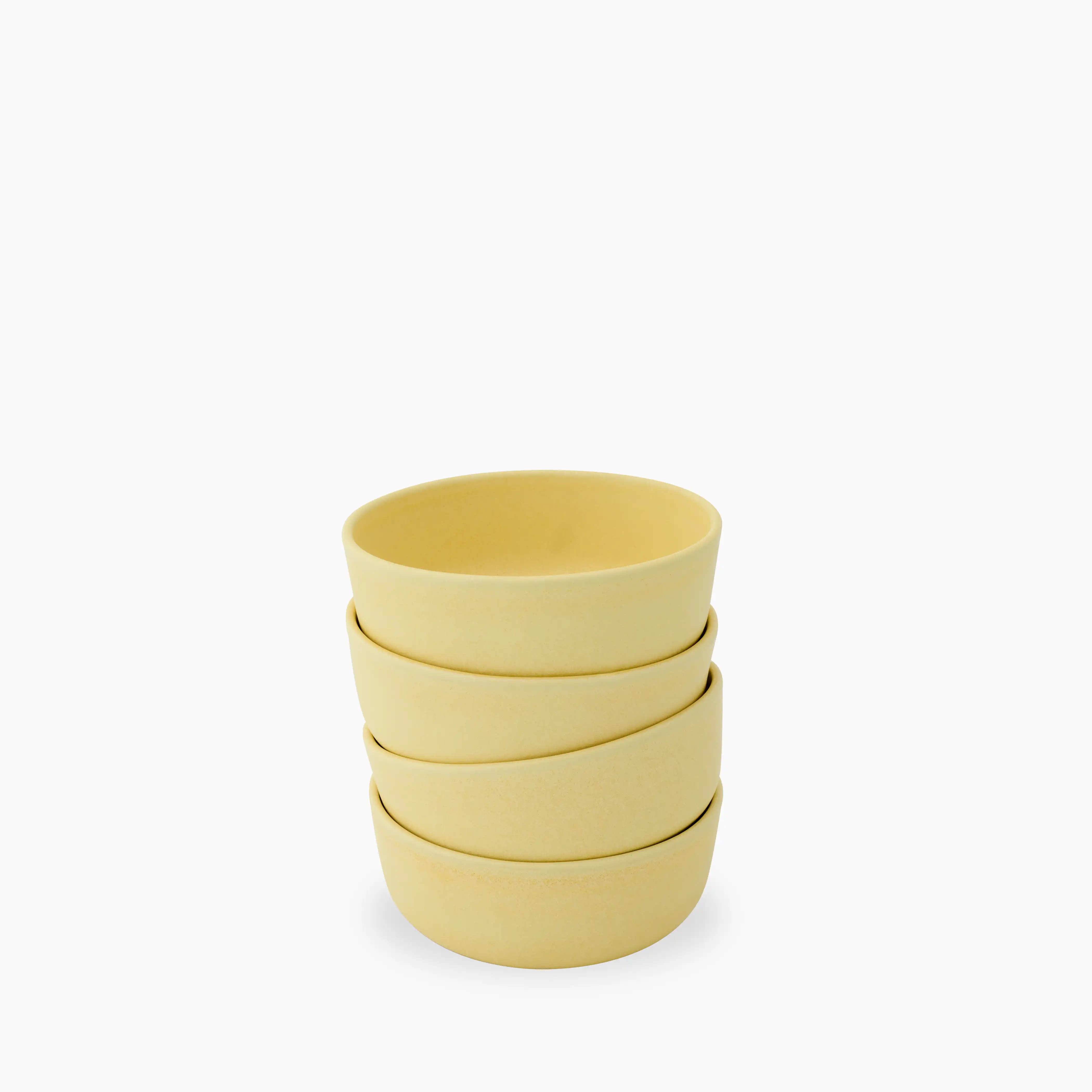 Loho Set of 4 Cereal Bowls | Canary Yellow - Image 3