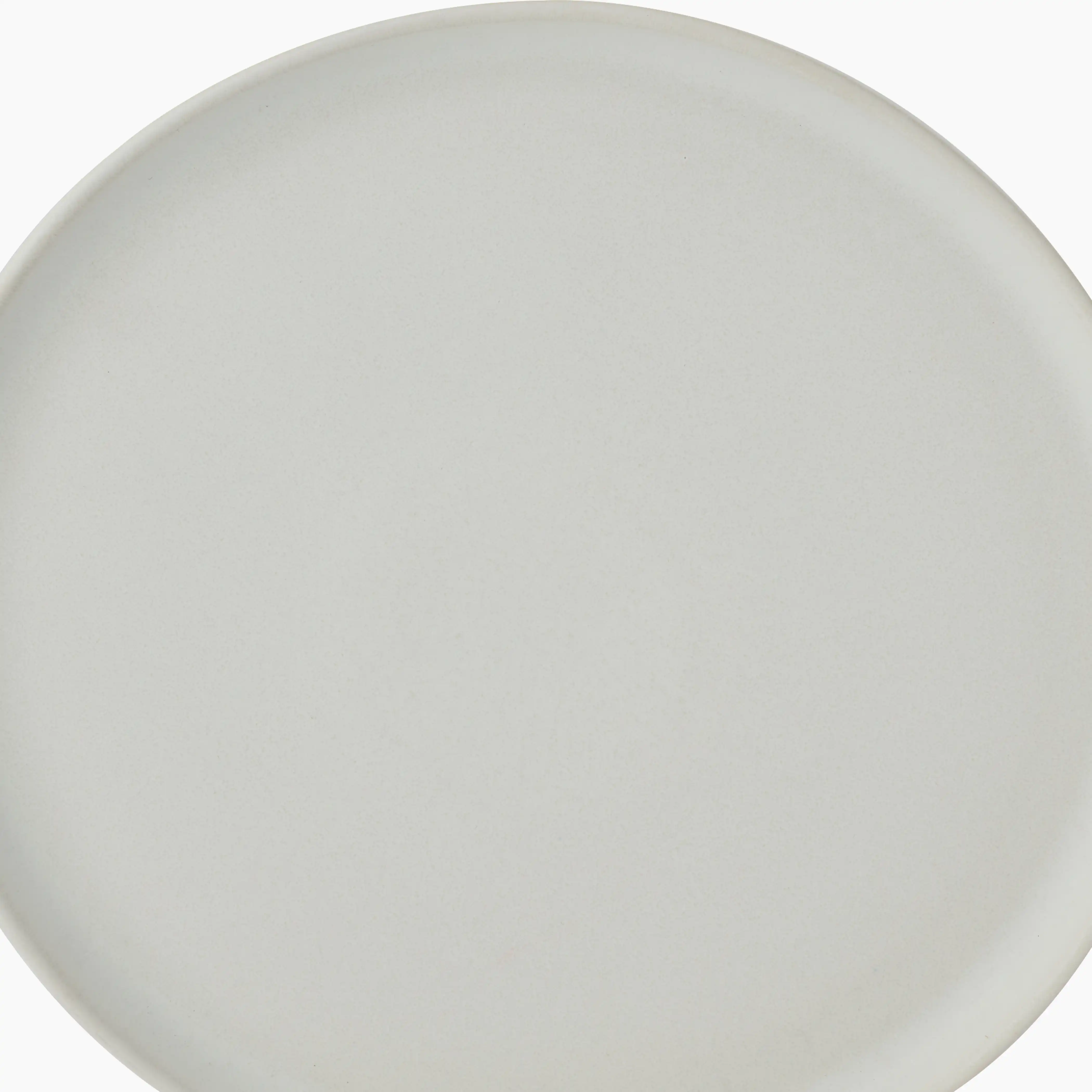 Loho Set of 4 Dinner Plates | Light Grey - Image 4