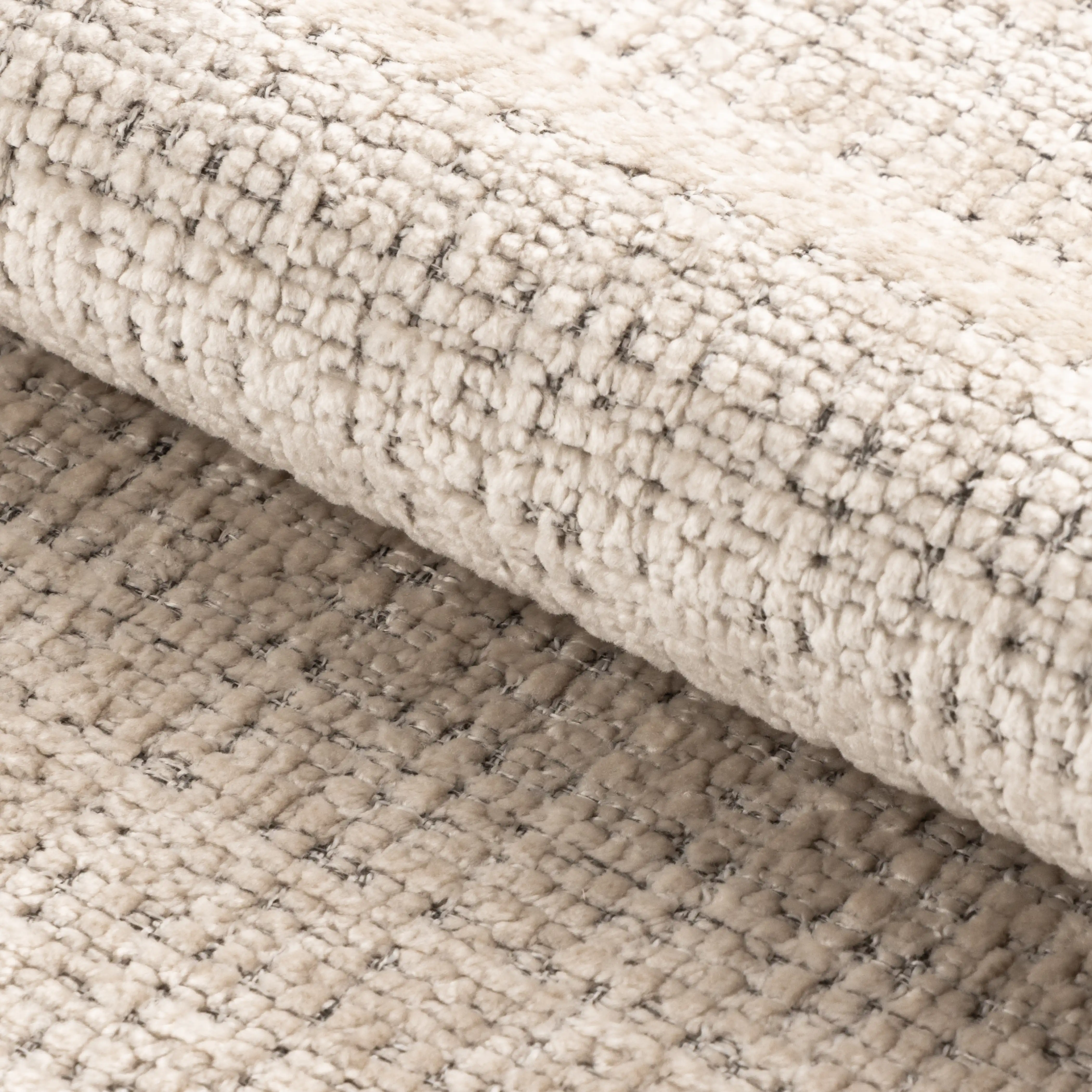 Darlene Dining Chair | Natural Chunky Weave Fabric & Smoked Walnut - Image 3