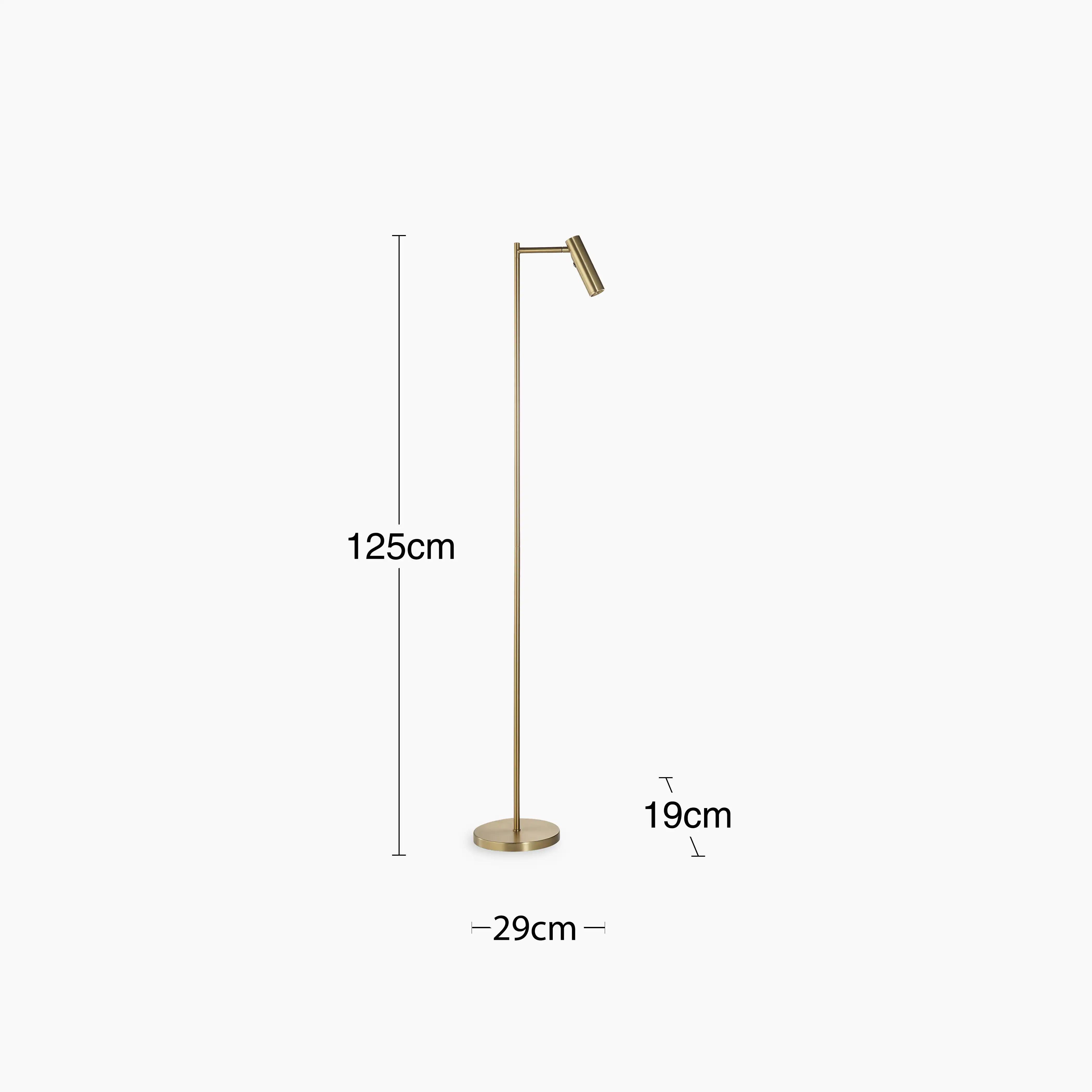 Dedicated Reader Floor Lamp | Brass - Image 10