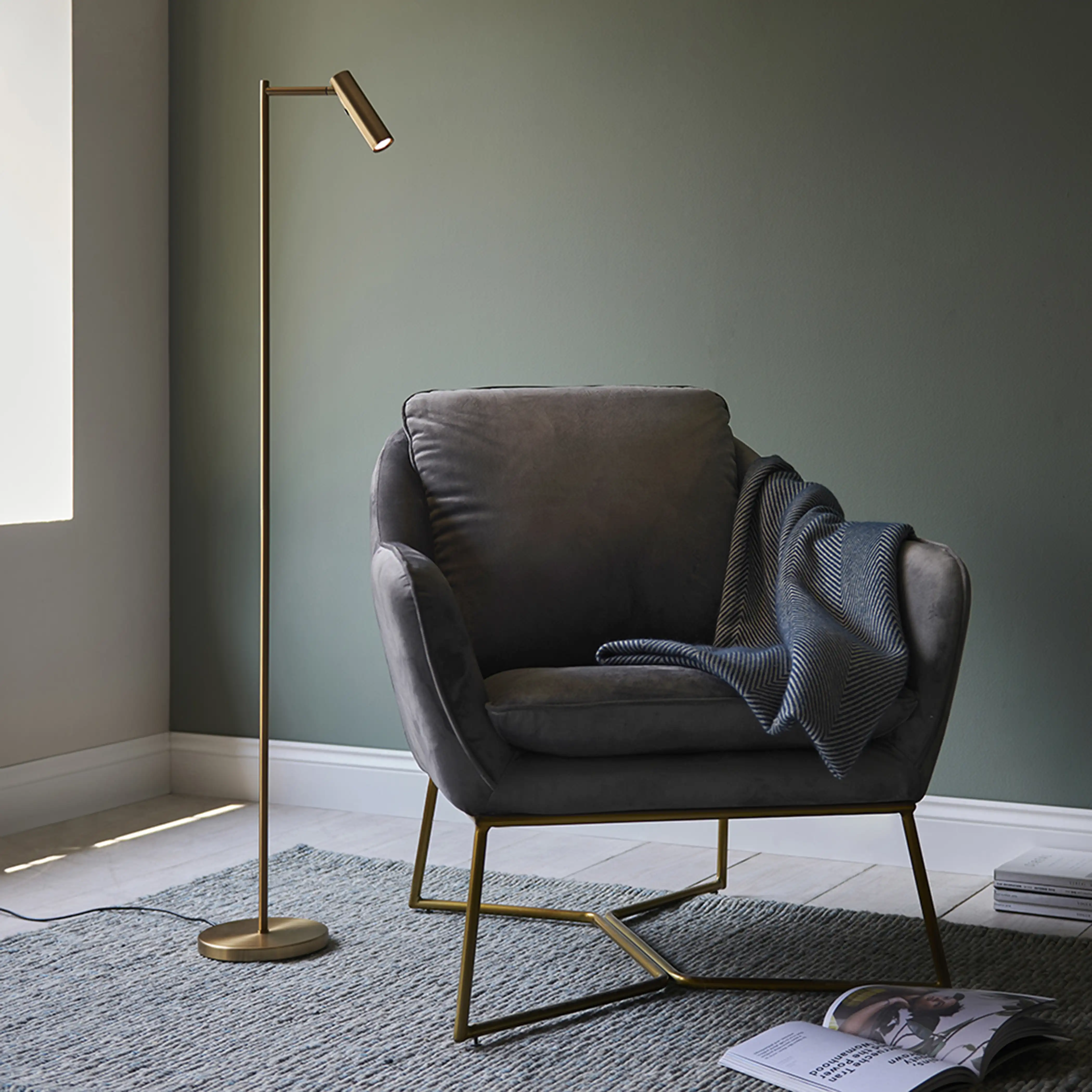 Dedicated Reader Floor Lamp | Brass - Image 3