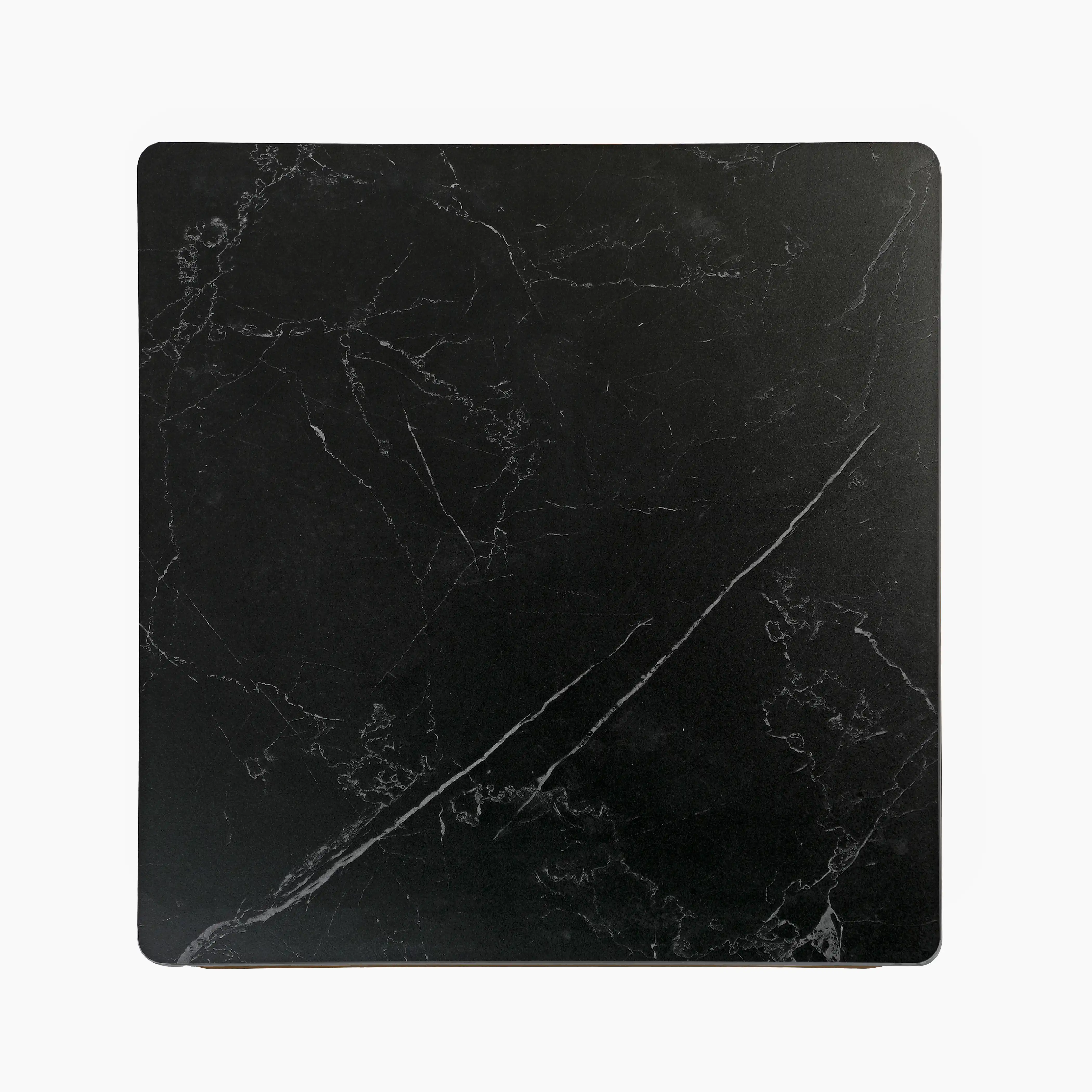 Delina Square Table Top | Black Sintered Stone - Image 2