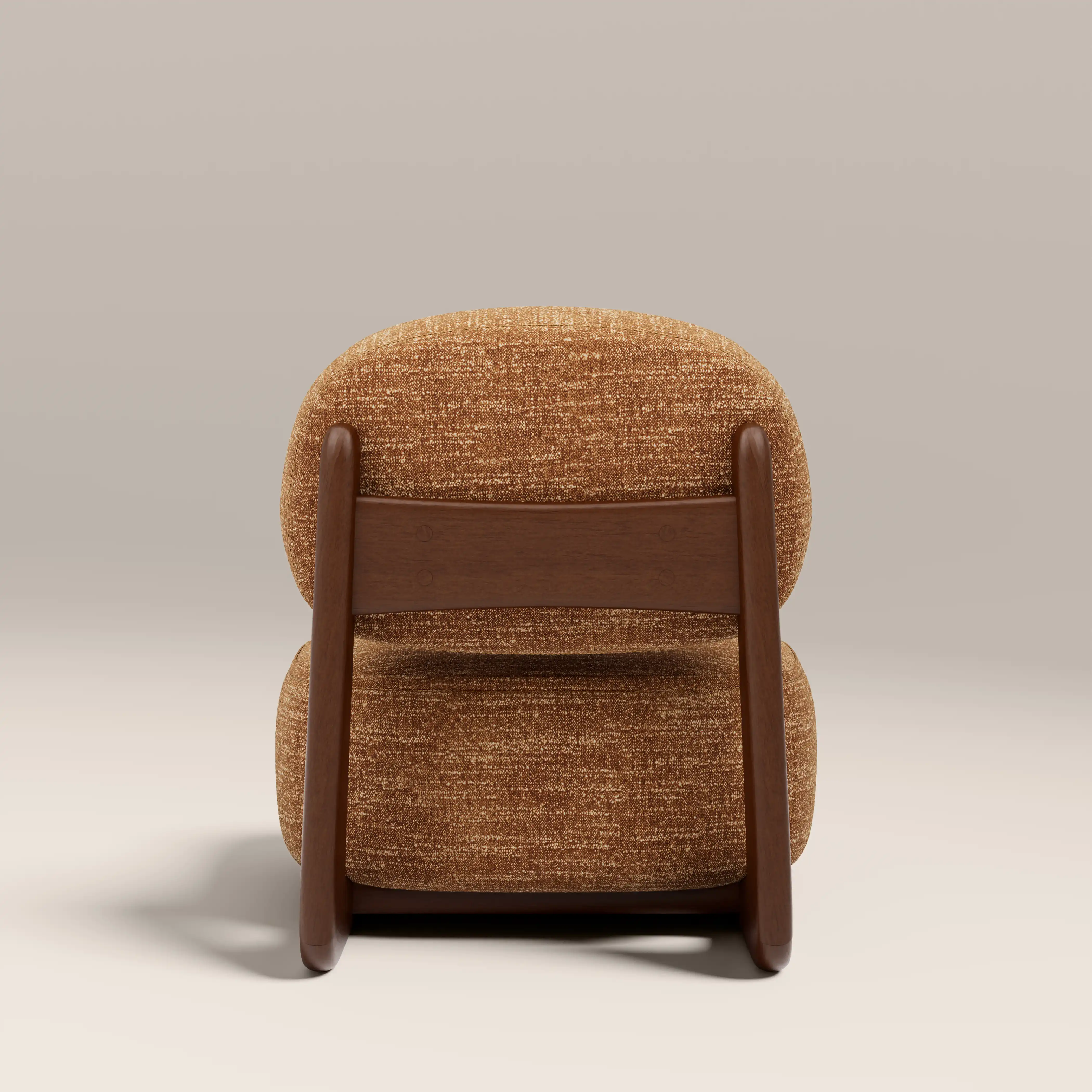 Didsbury Accent Chair | Speckled Honey Sustainable Boucle & Walnut - Image 7