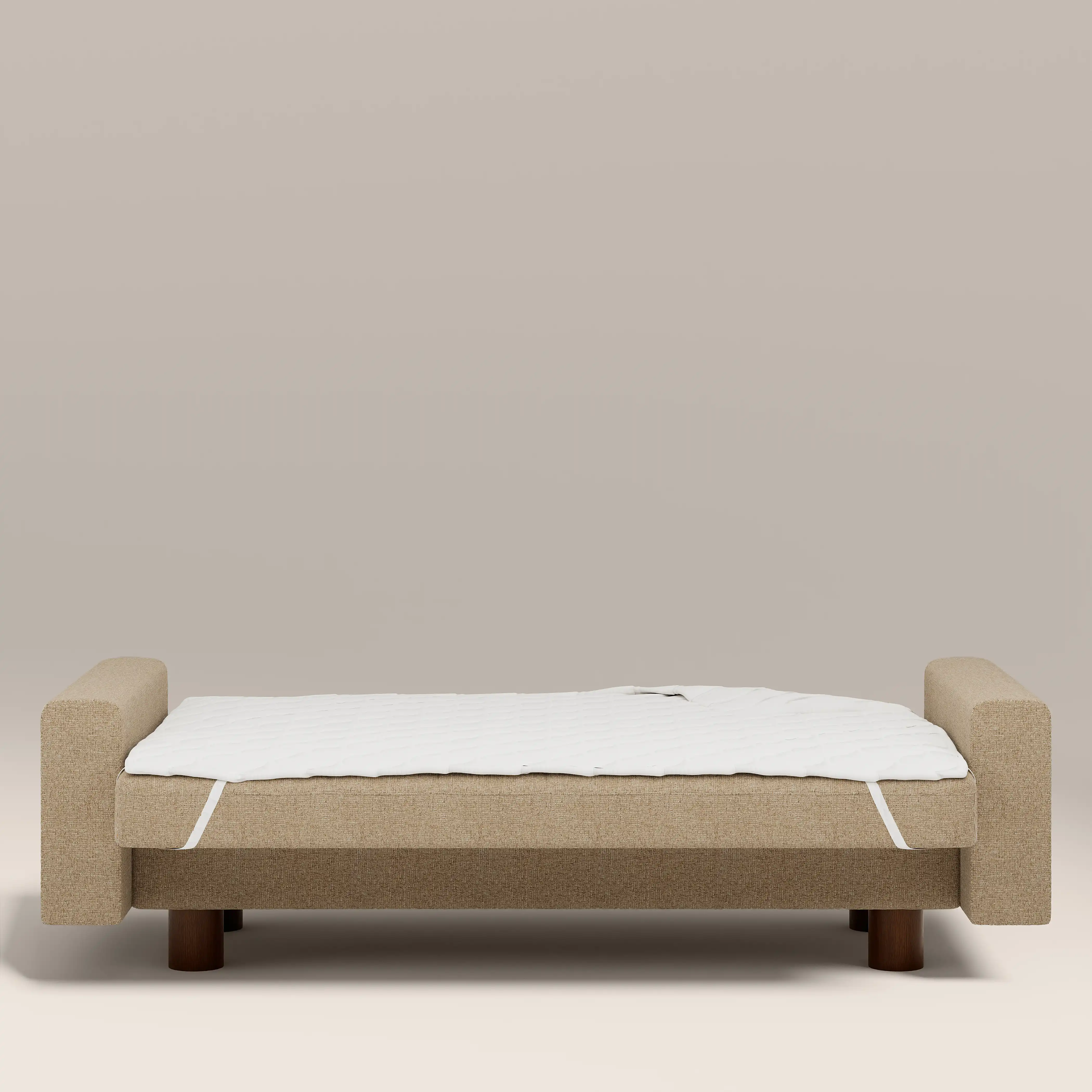 Diego 2 Seater Sofa Bed | Speckled Latte Boucle - Image 5