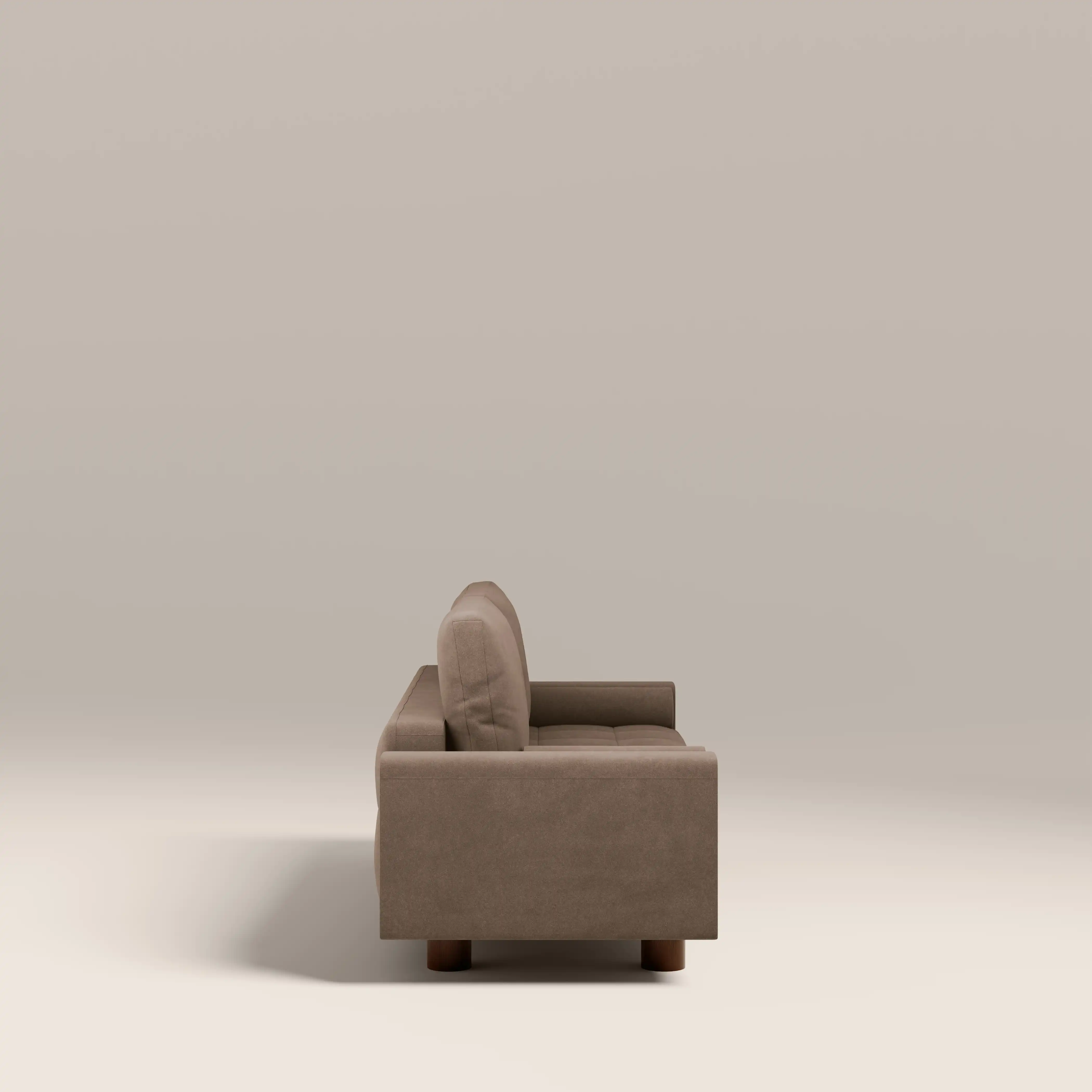 Diego 2 Seater Sofa Bed | Truffle Brown Mohair Sustainable Velvet - Image 7
