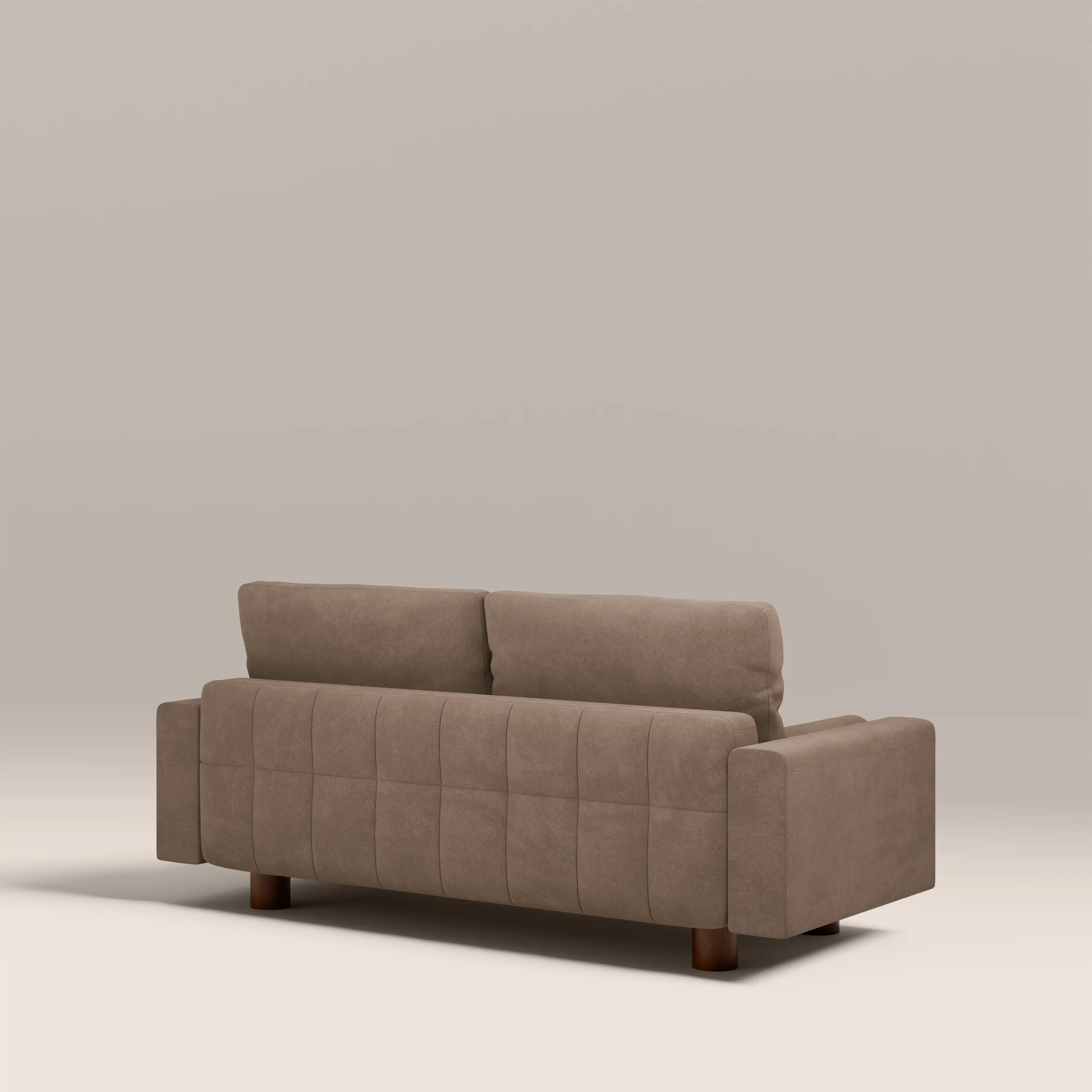 Diego 2 Seater Sofa Bed | Truffle Brown Mohair Sustainable Velvet - Image 8