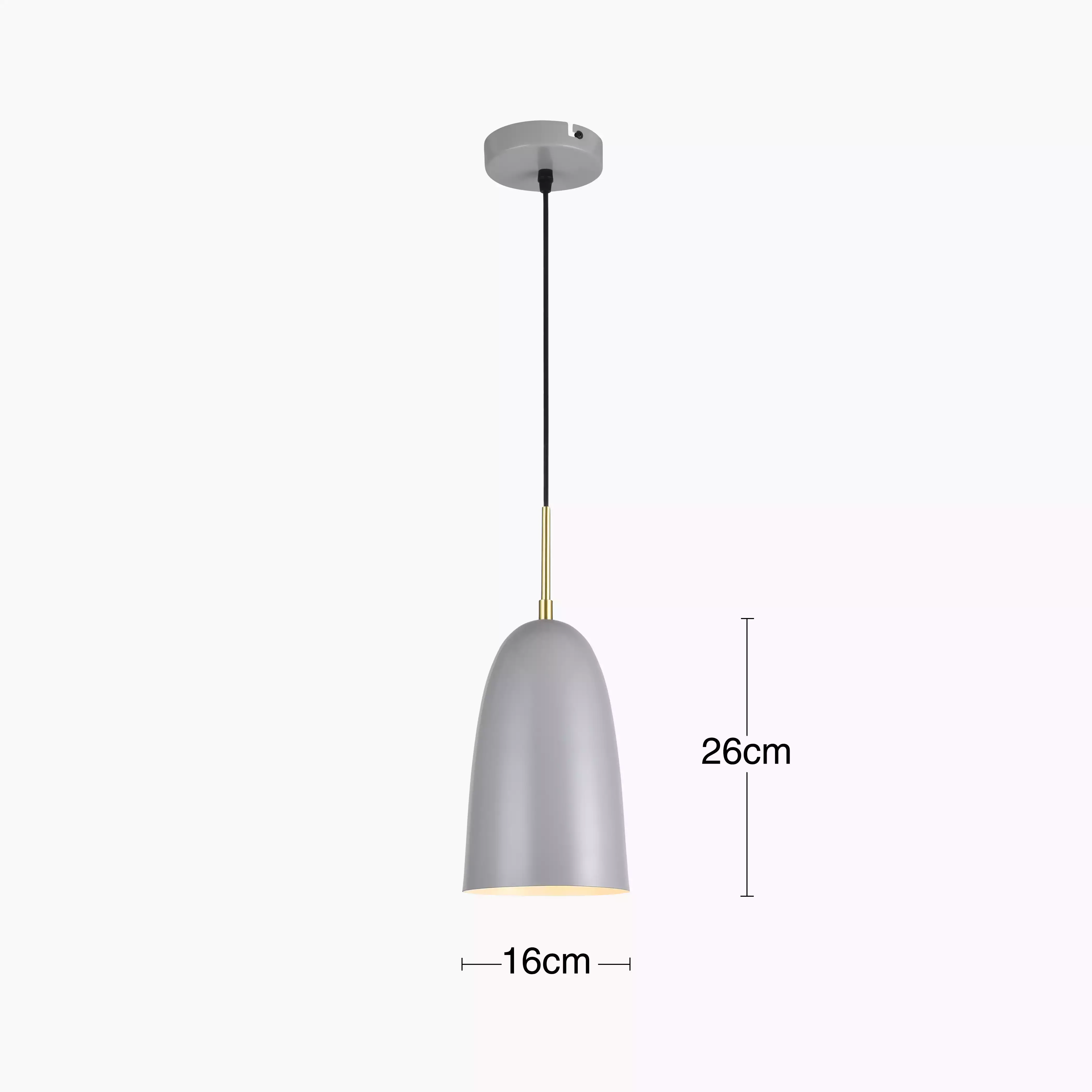 Ebbe Pendant Light | Cool Grey - Image 3