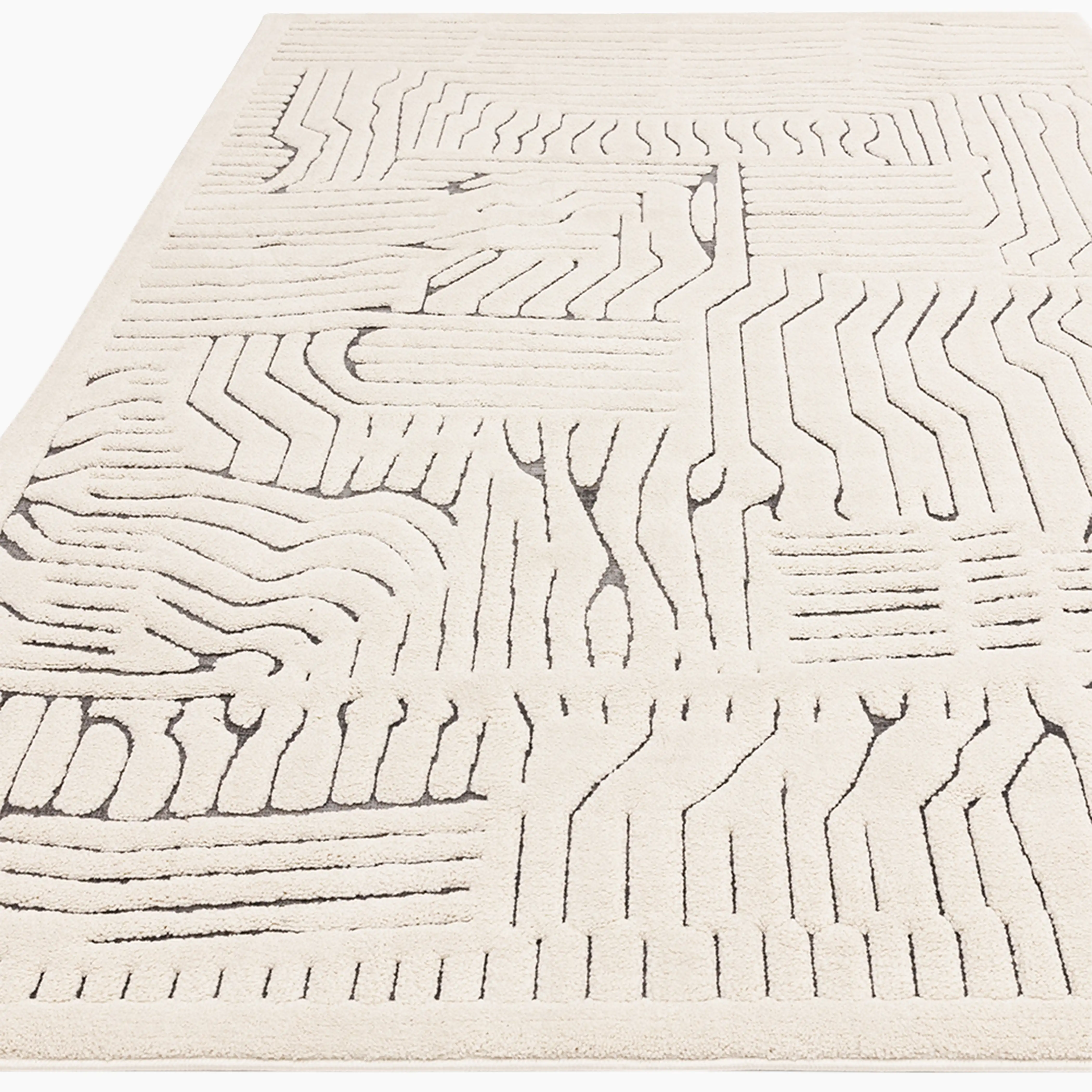 Edison Rug | Grey & Ivory - Image 3