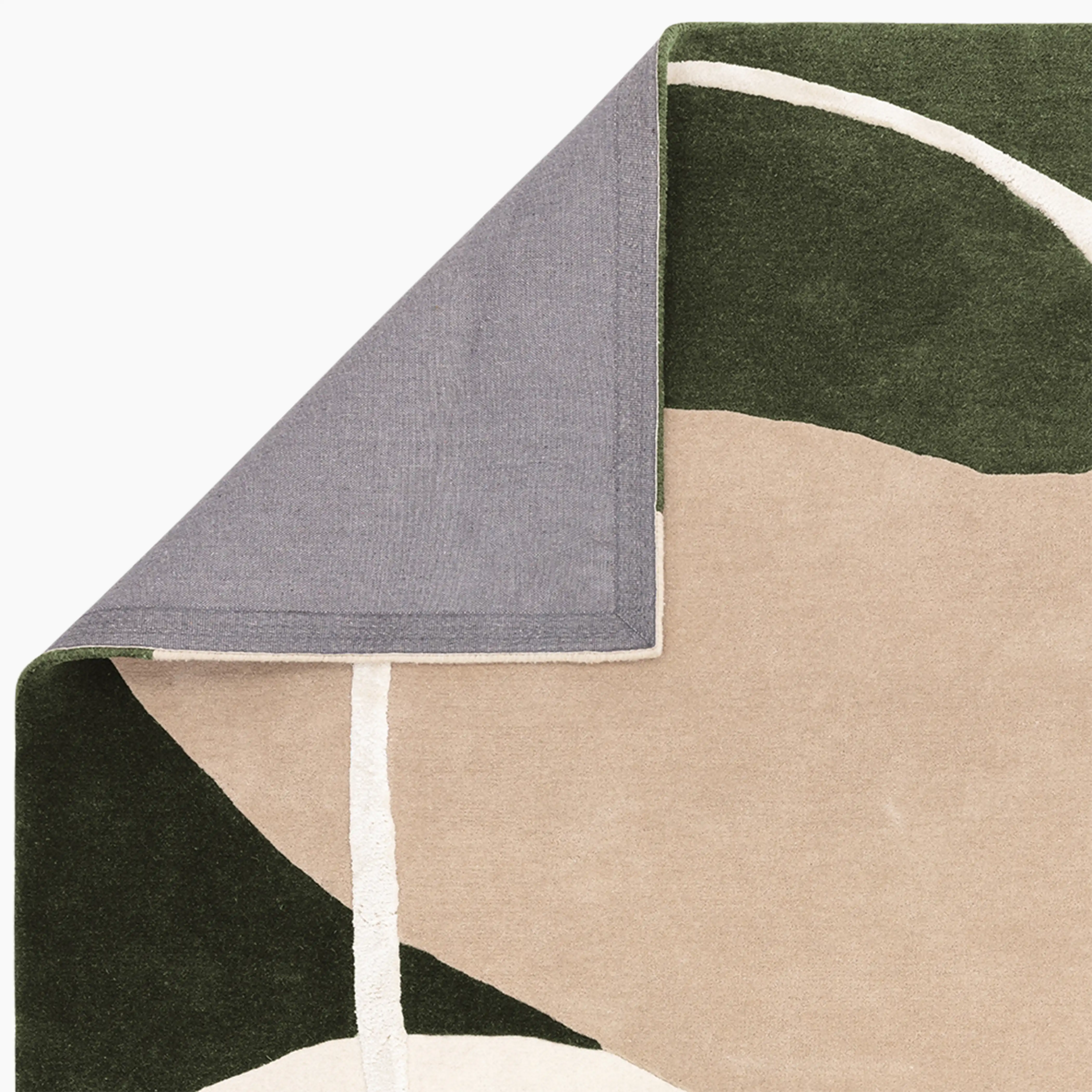 Eithan Hand Tufted Rug | Moss Green - Image 3