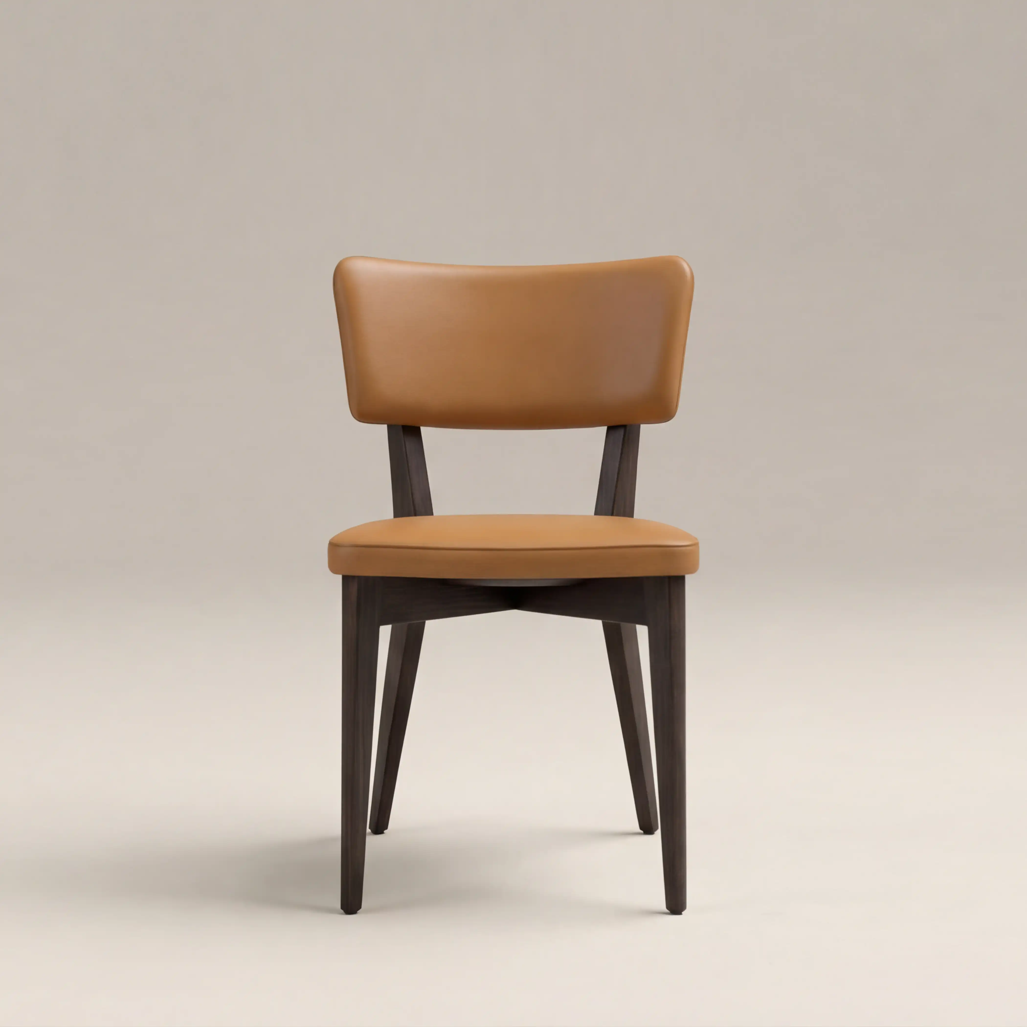 Eleanora Wooden Dining Chair| Smooth Seat & Backrest - Image 2