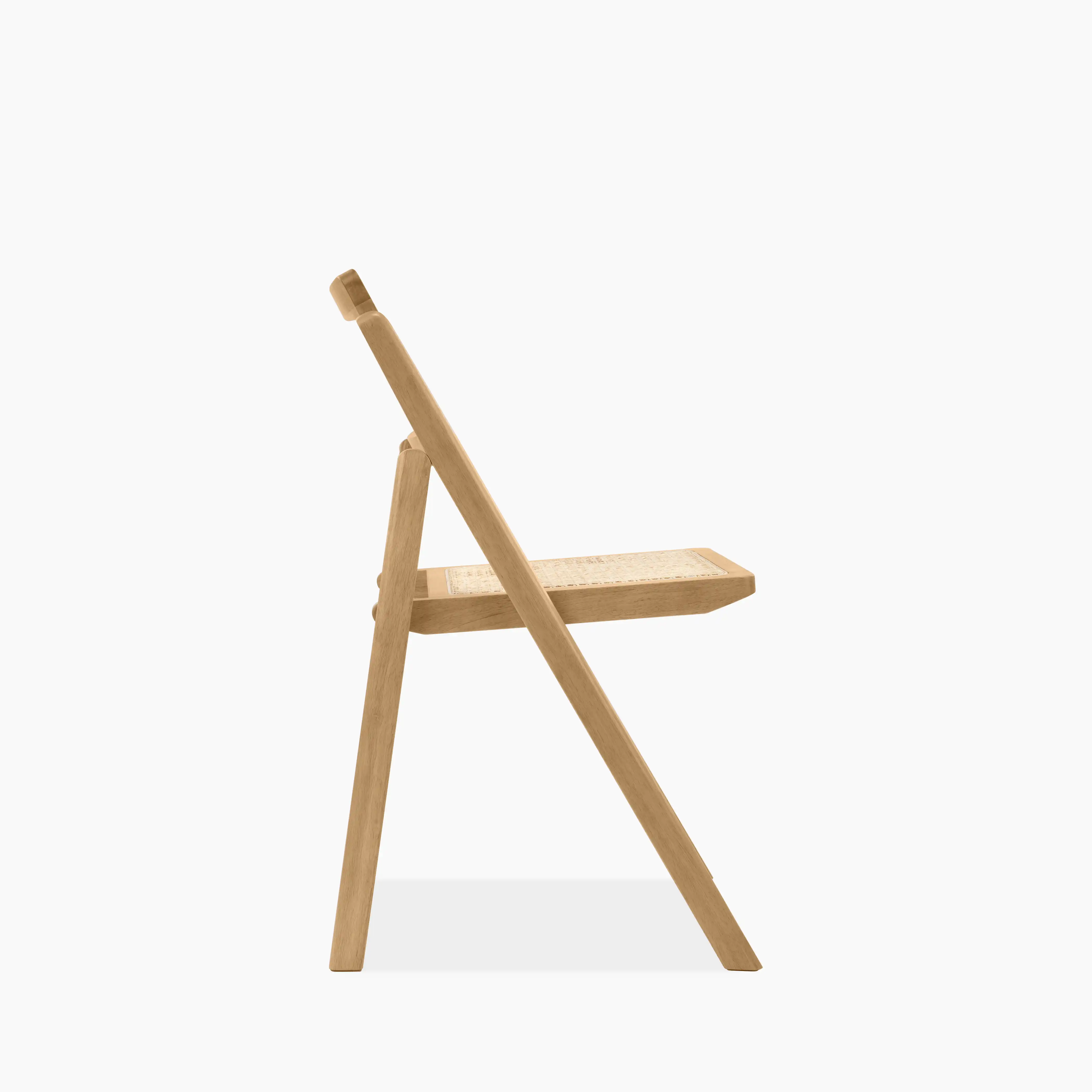 Elynn Folding Wooden Dining Chair | Oak - Image 3
