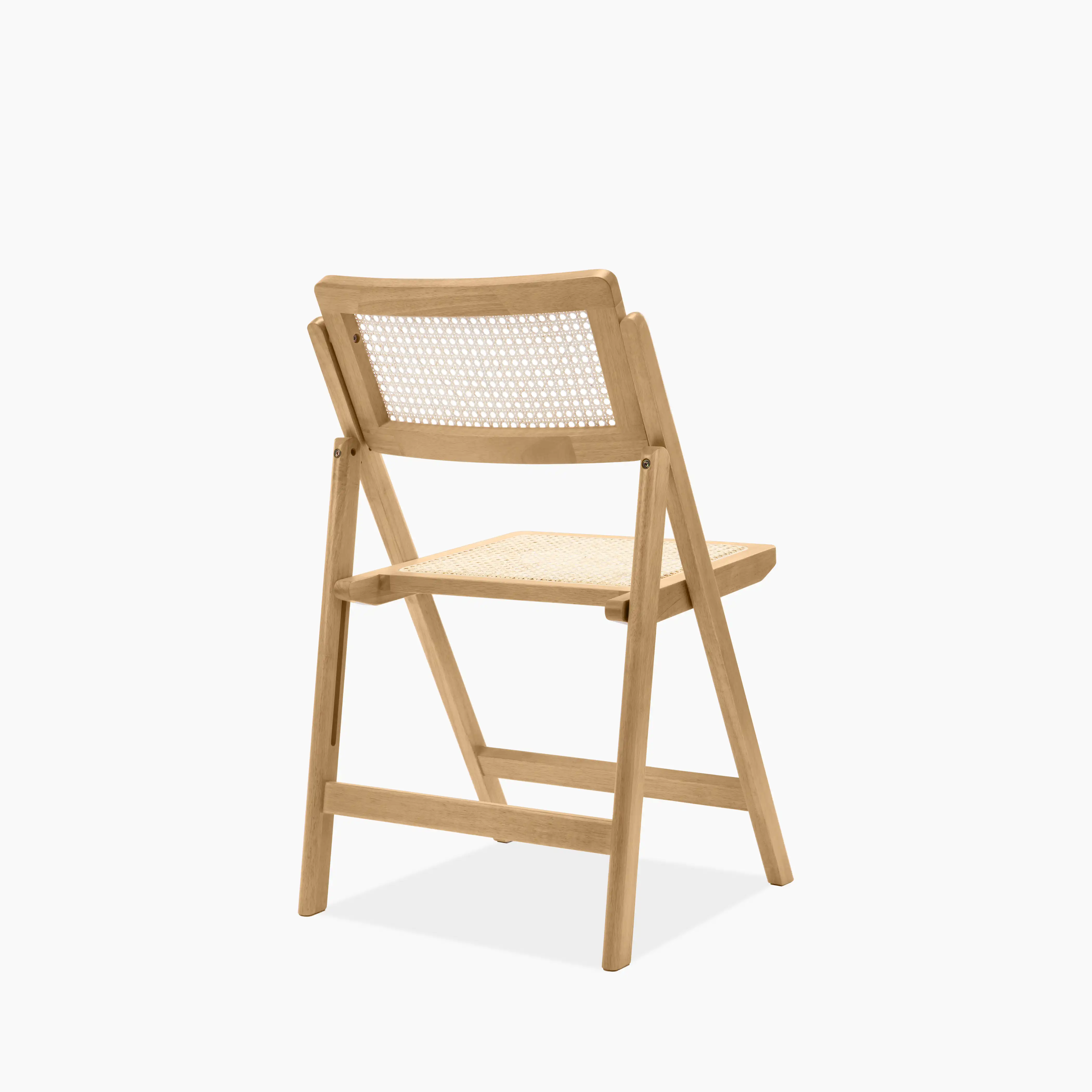 Elynn Folding Wooden Dining Chair | Oak - Image 4