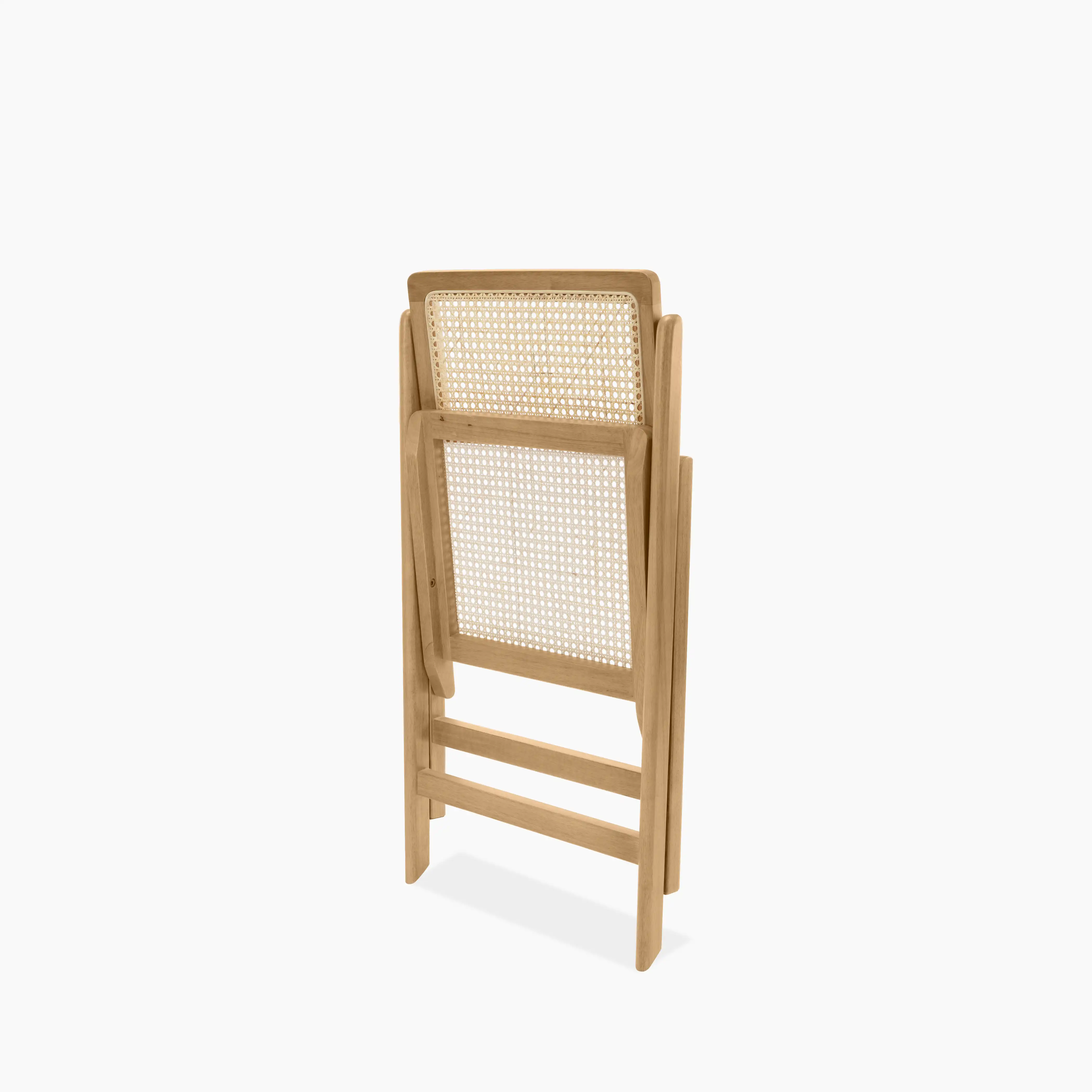 Elynn Folding Wooden Dining Chair | Oak - Image 6