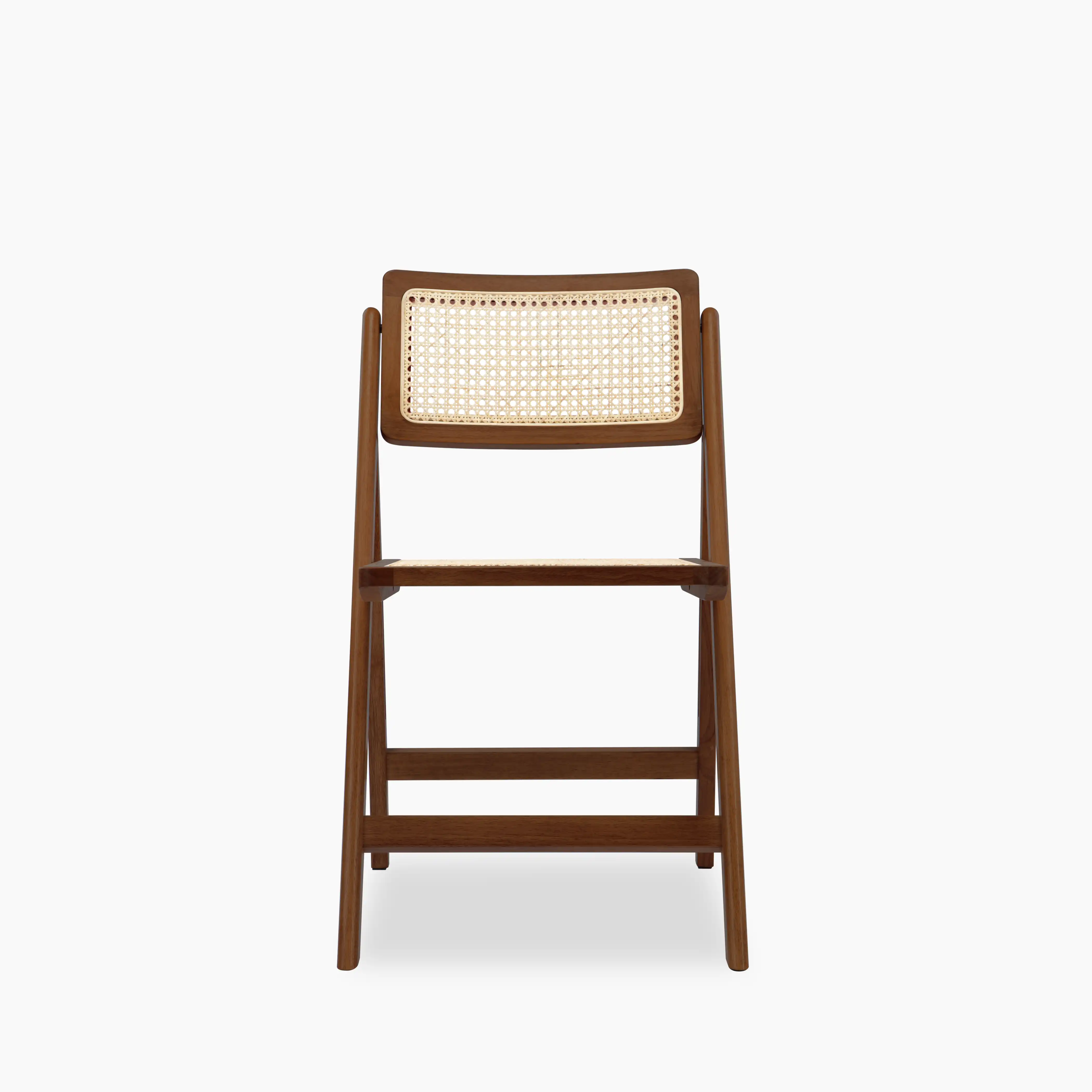 Elynn Folding Wooden Dining Chair | Walnut - Image 2