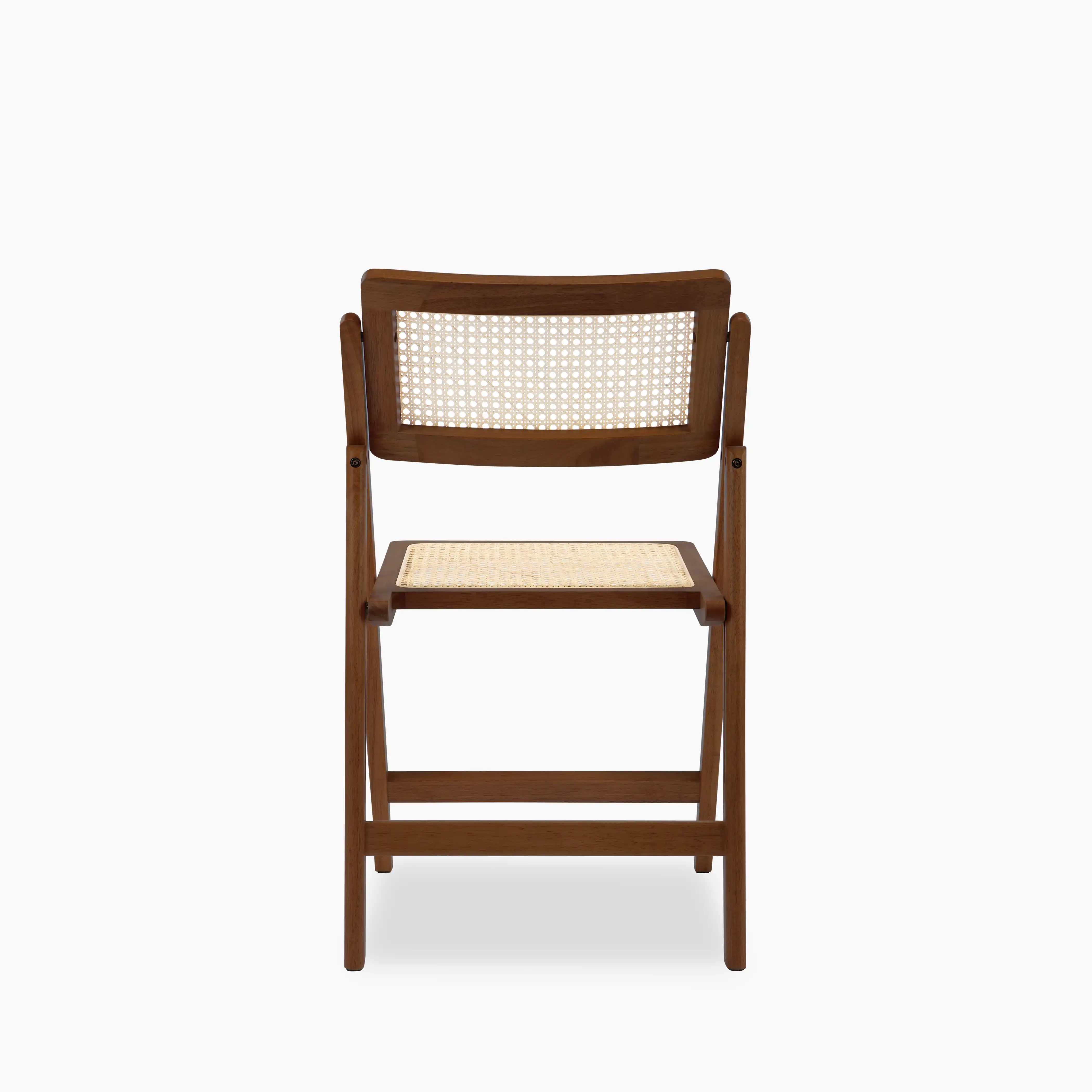 Elynn Folding Wooden Dining Chair | Walnut - Image 5