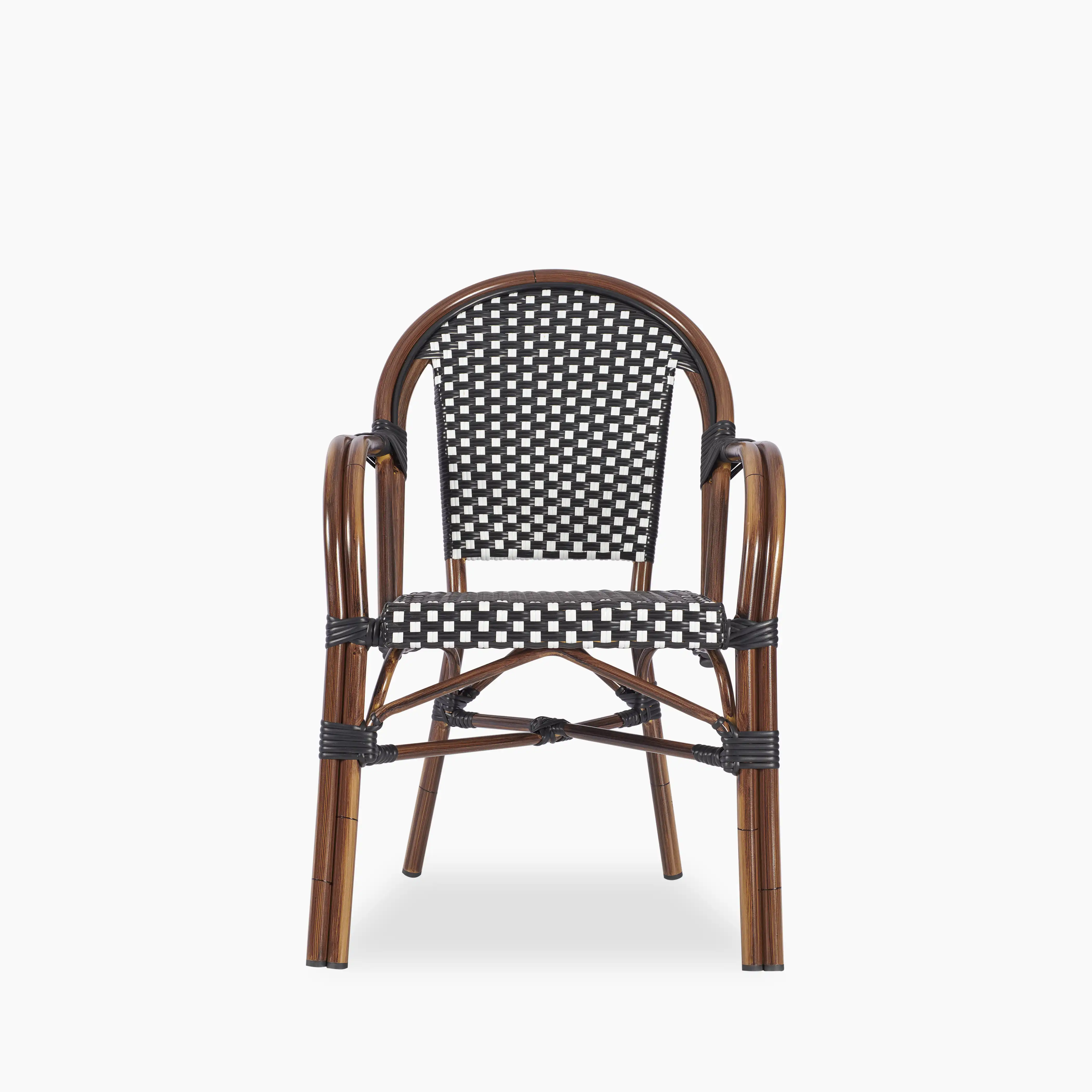 Emilia Carver Dining Chair | Black & White - Image 2