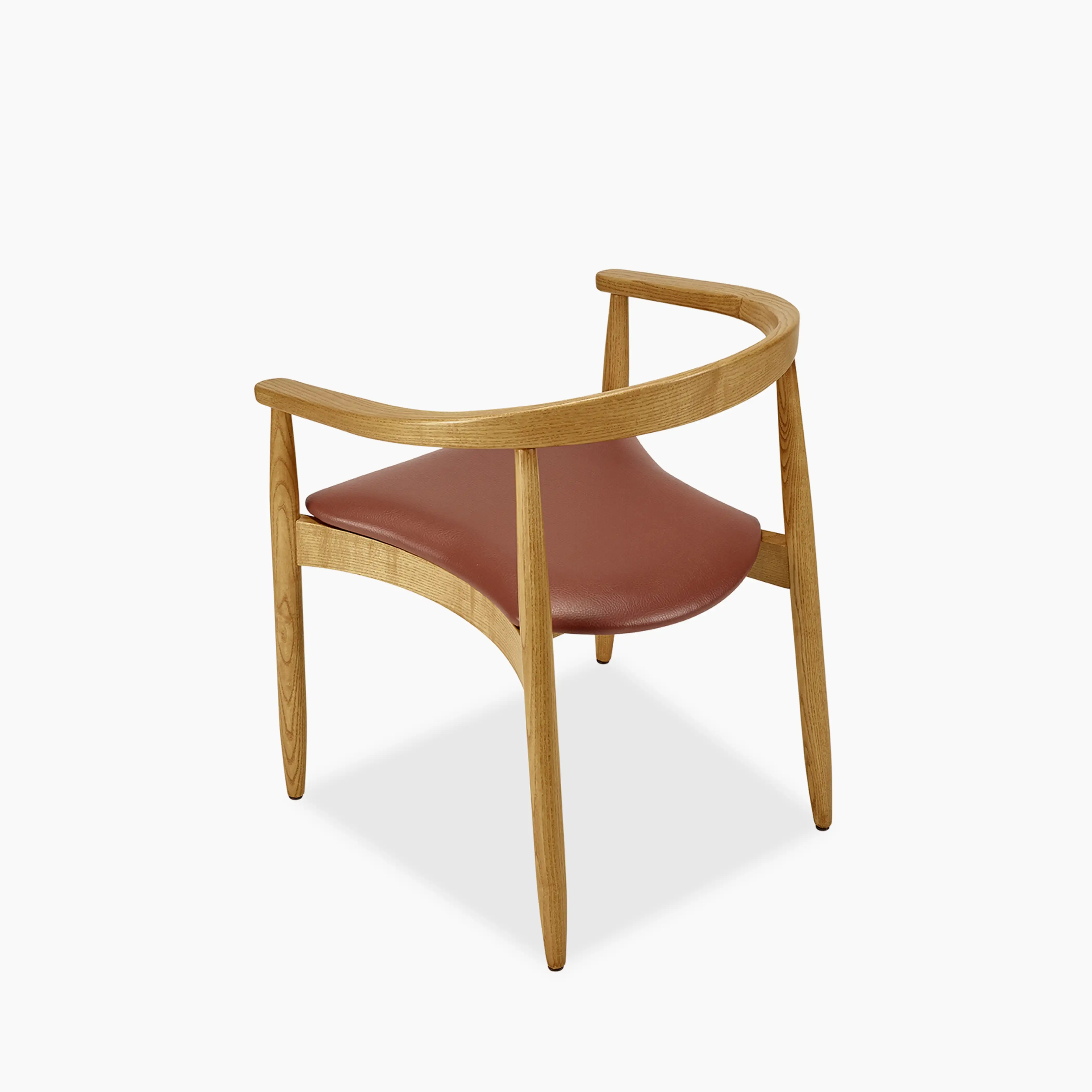 Emrik Wooden Carver Dining Chair | Upholstered Seat - Image 2