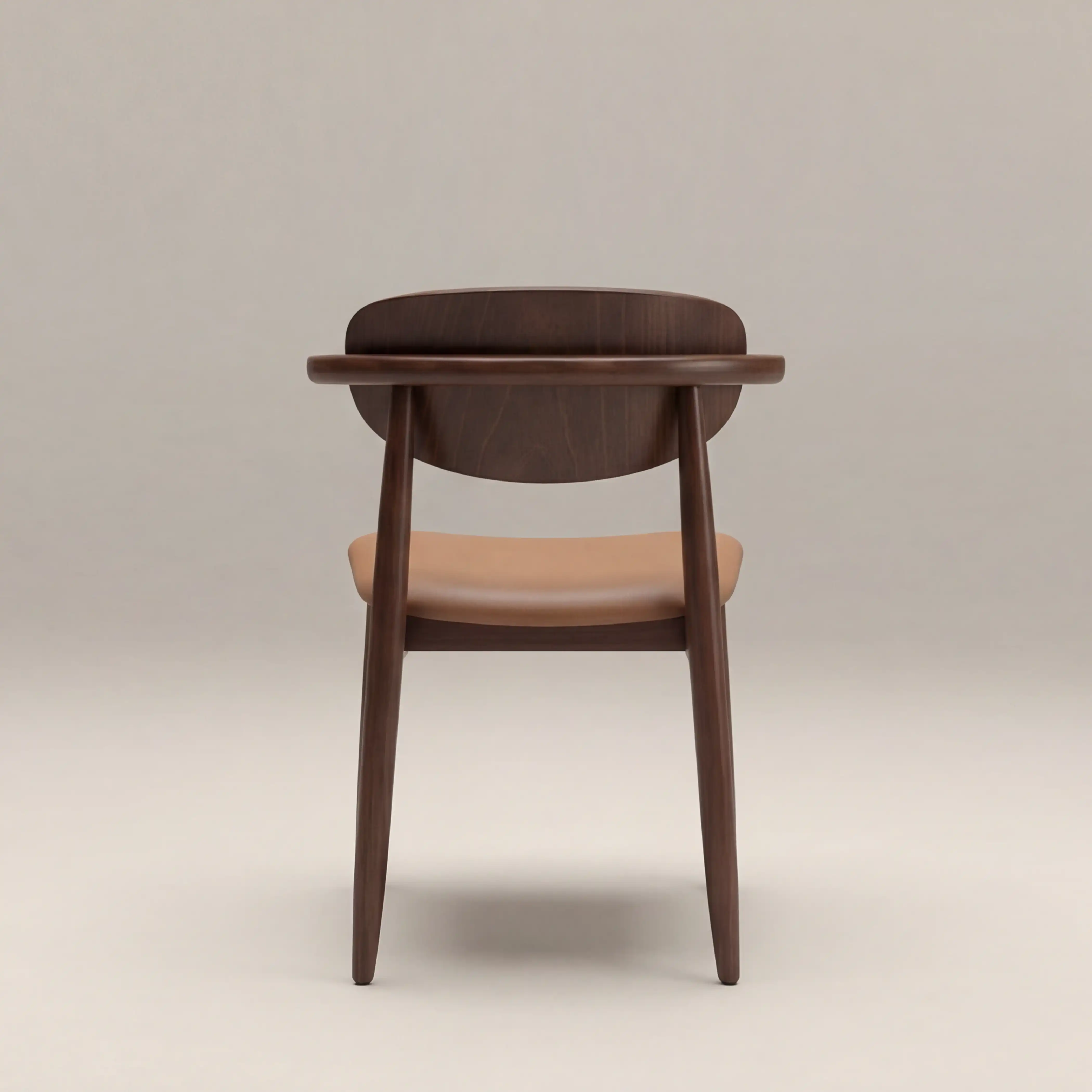 Emrik Stackable Wooden Carver Dining Chair | Upholstered Seat & Wide Backrest - Image 4