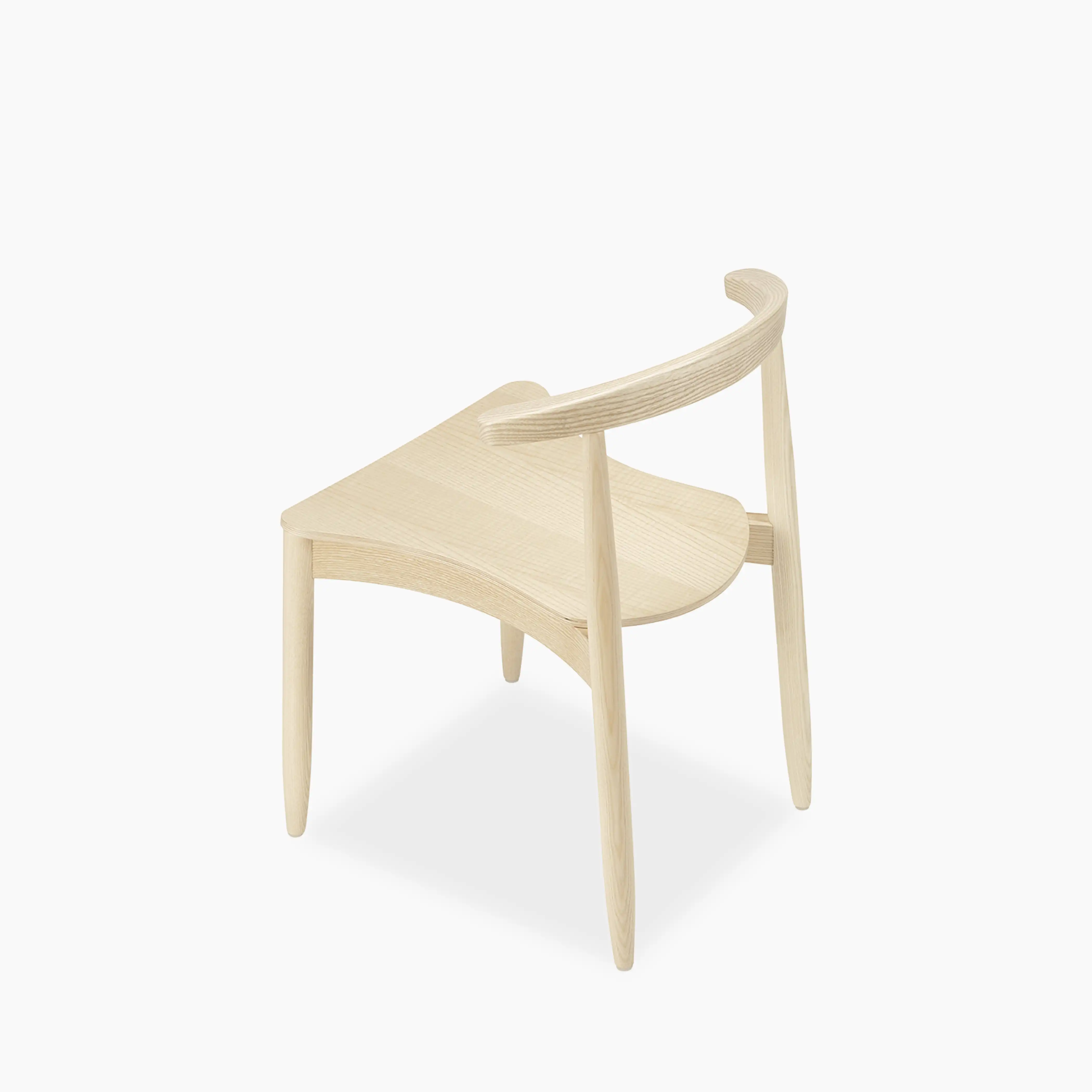 Emrik Stackable Wooden Dining Chair - Image 2