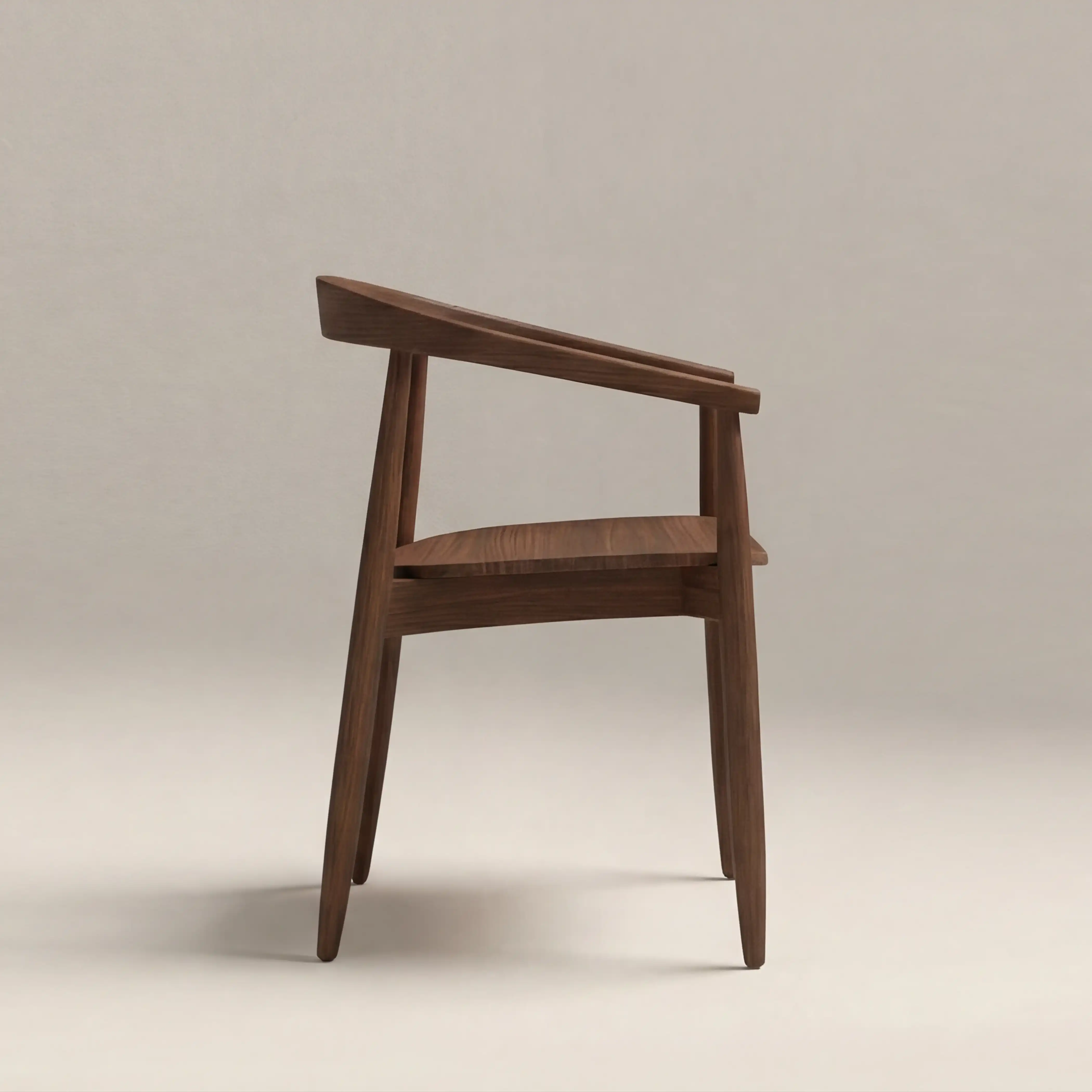 Emrik Wooden Carver Dining Chair - Image 5
