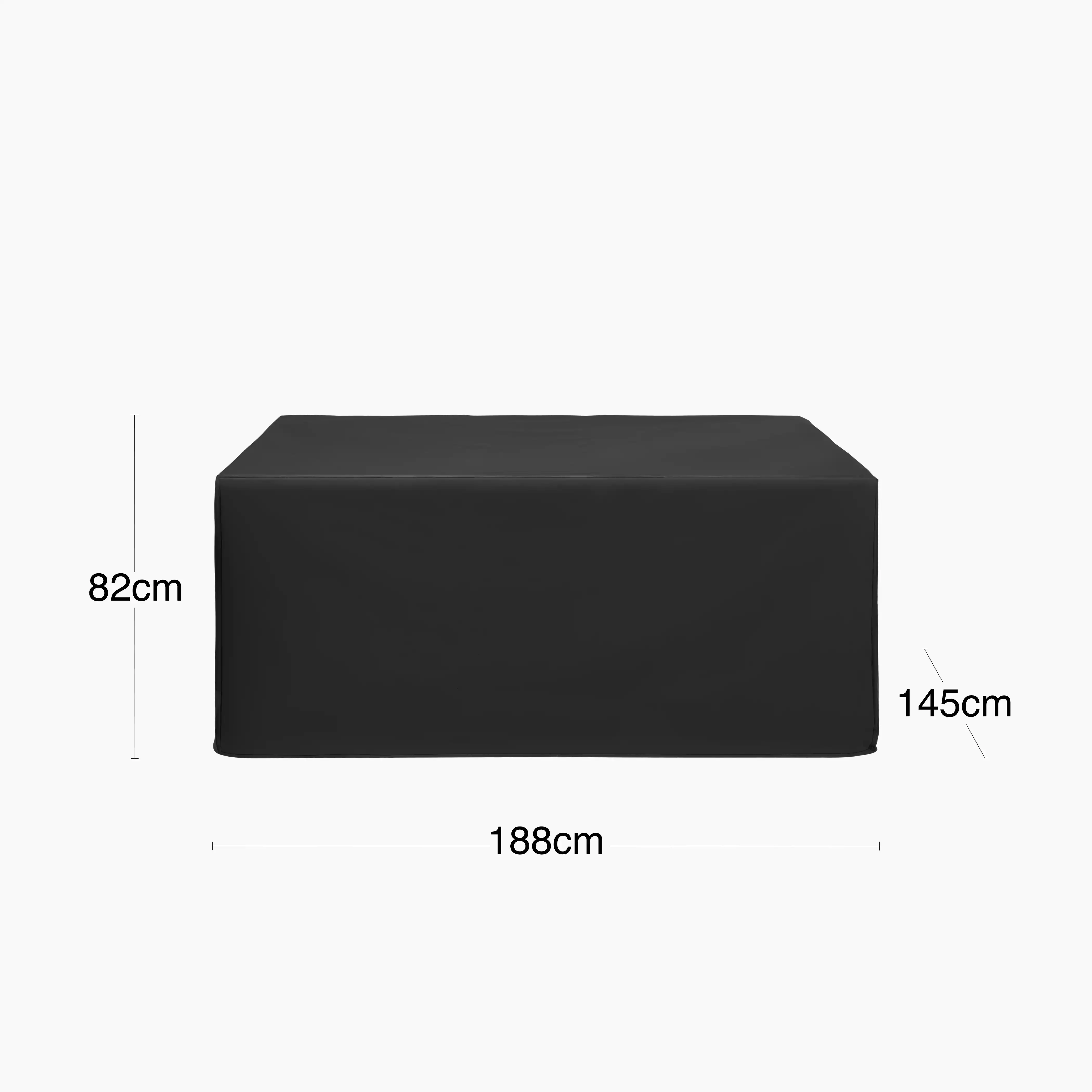 Enzo Garden Sofa Set Waterproof Cover | Black - Image 4
