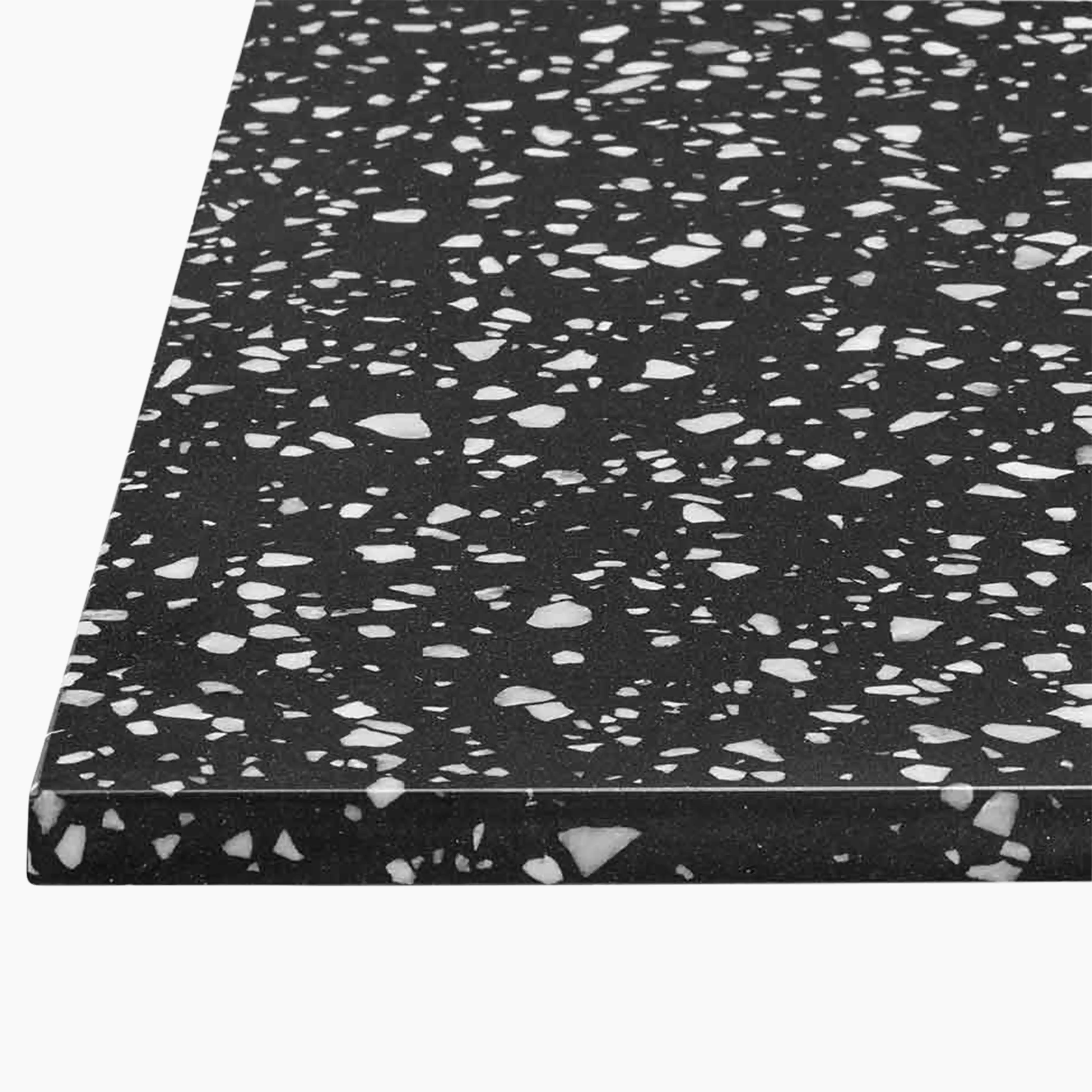 Farrow Square Table Top | Black Terrazzo - Image 3