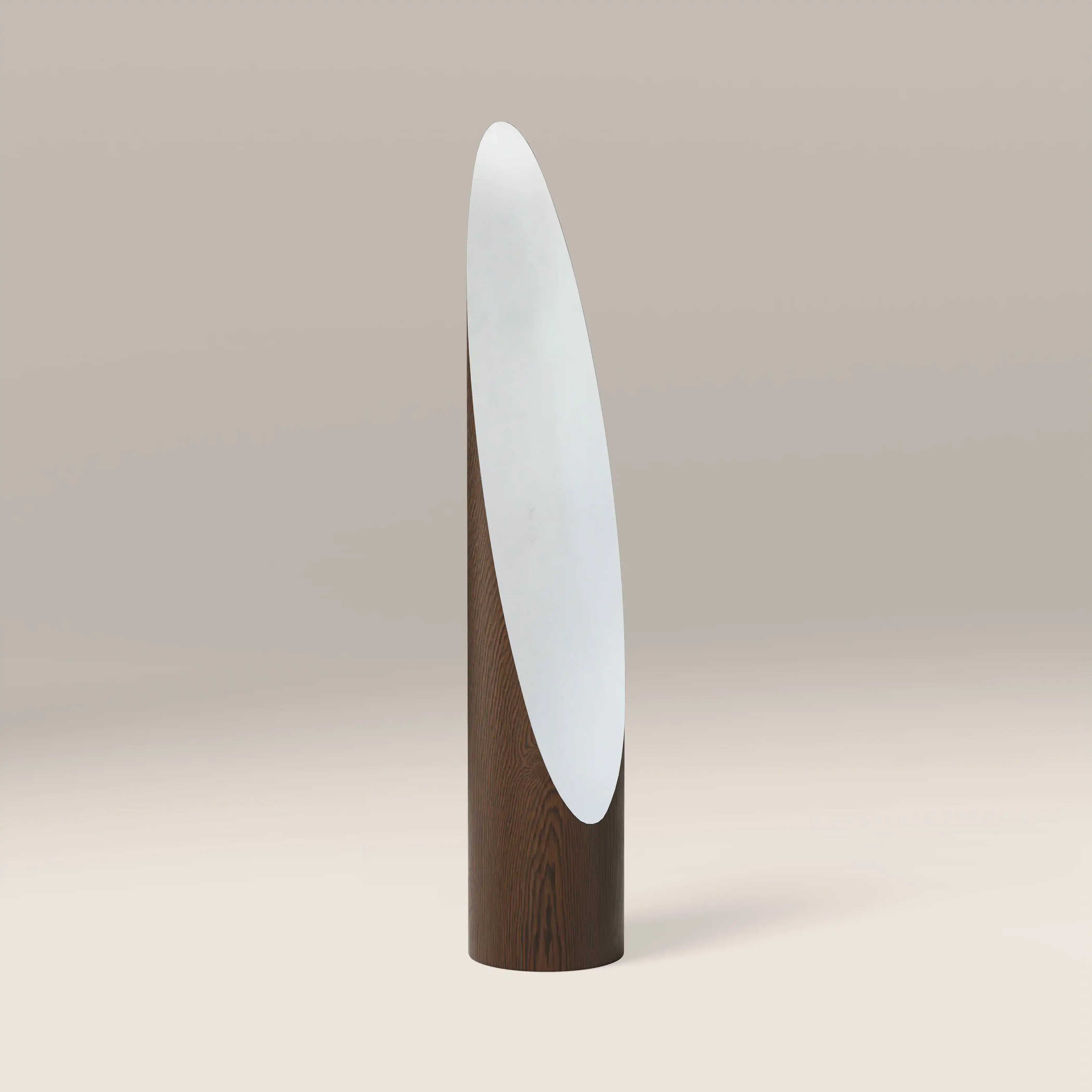 Finn Full Length Floor Mirror, 170 x 32 cm| Dark Walnut - Image 3