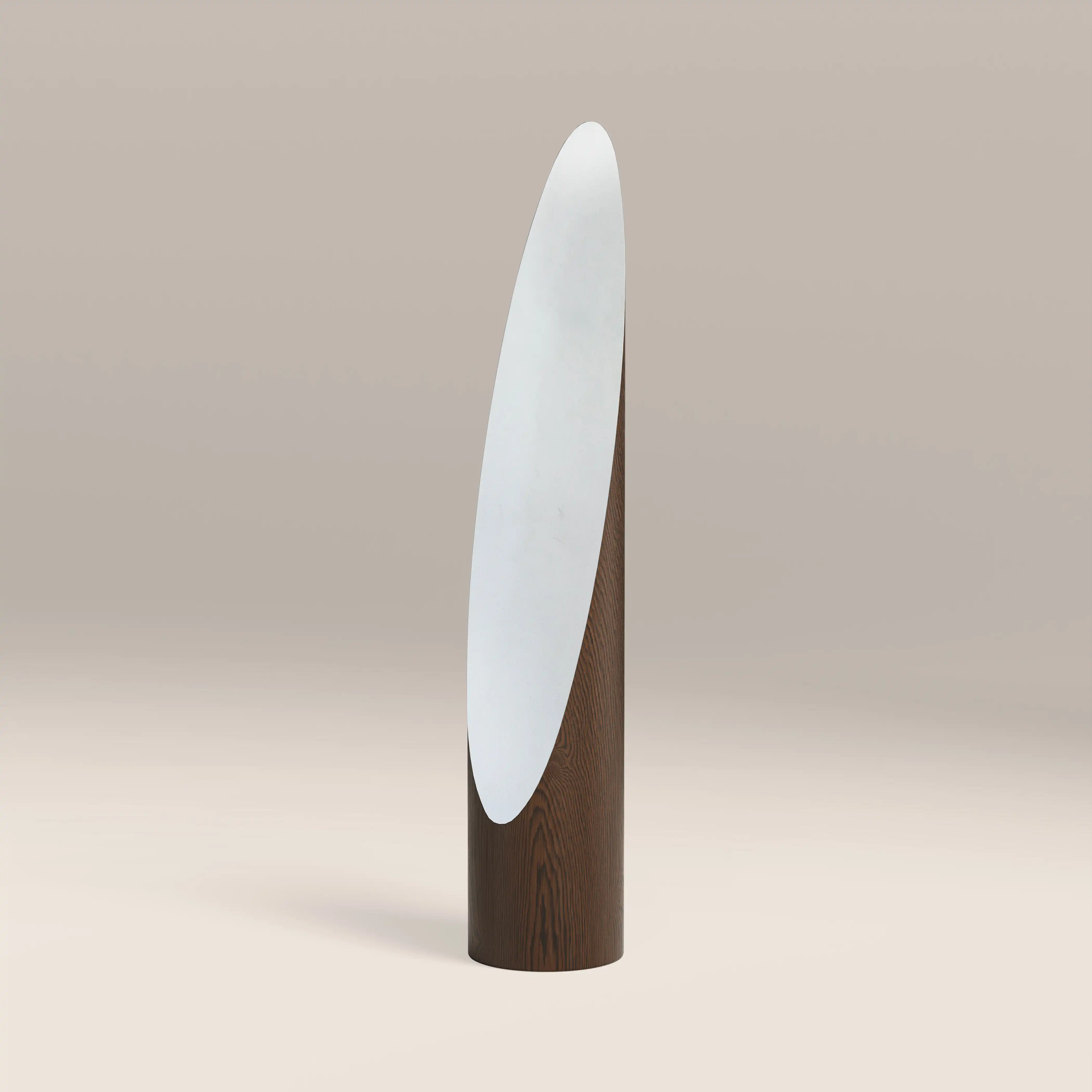 Finn Full Length Floor Mirror, 170 x 32 cm| Dark Walnut - Image 4