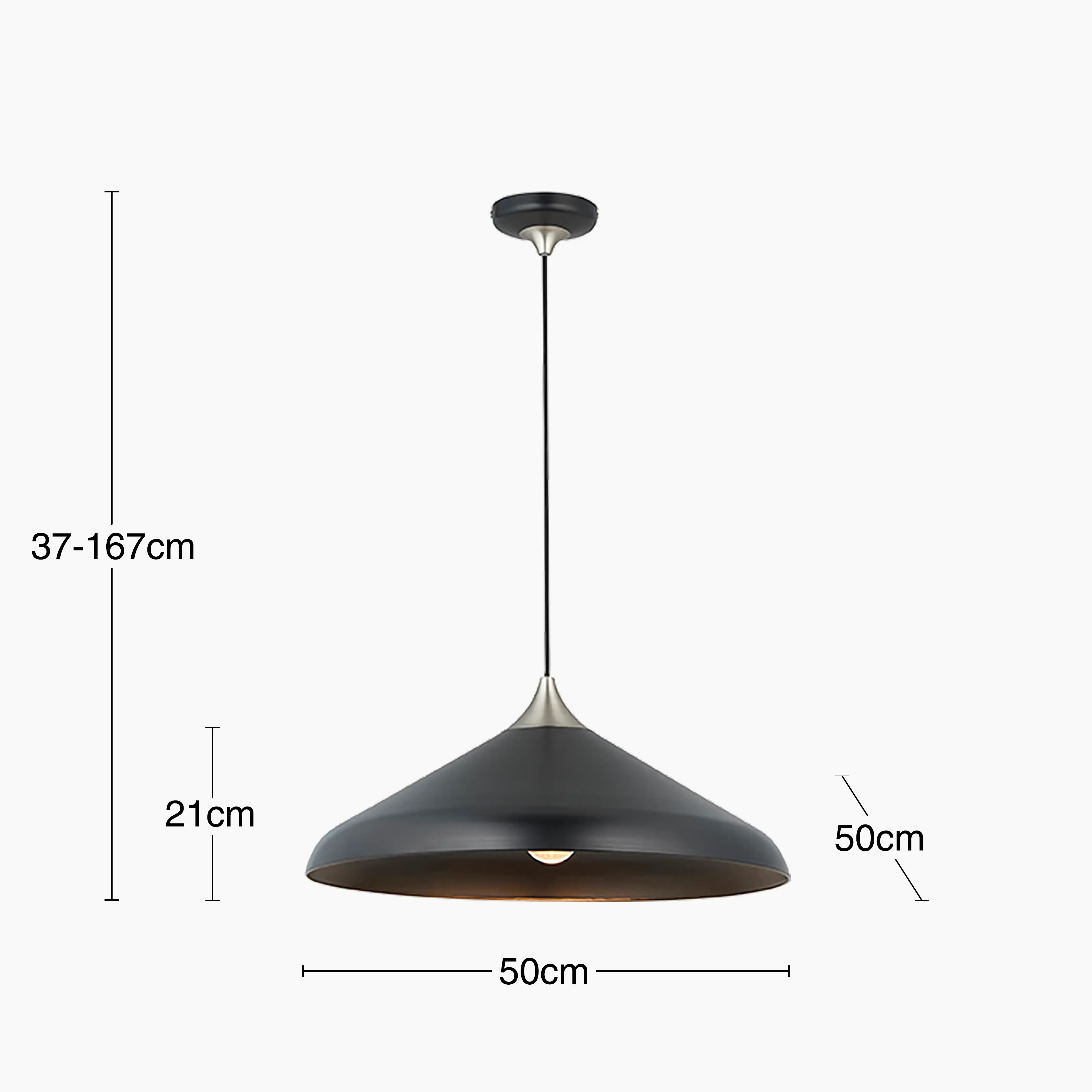 Finn Pendant Light | Black - Image 6