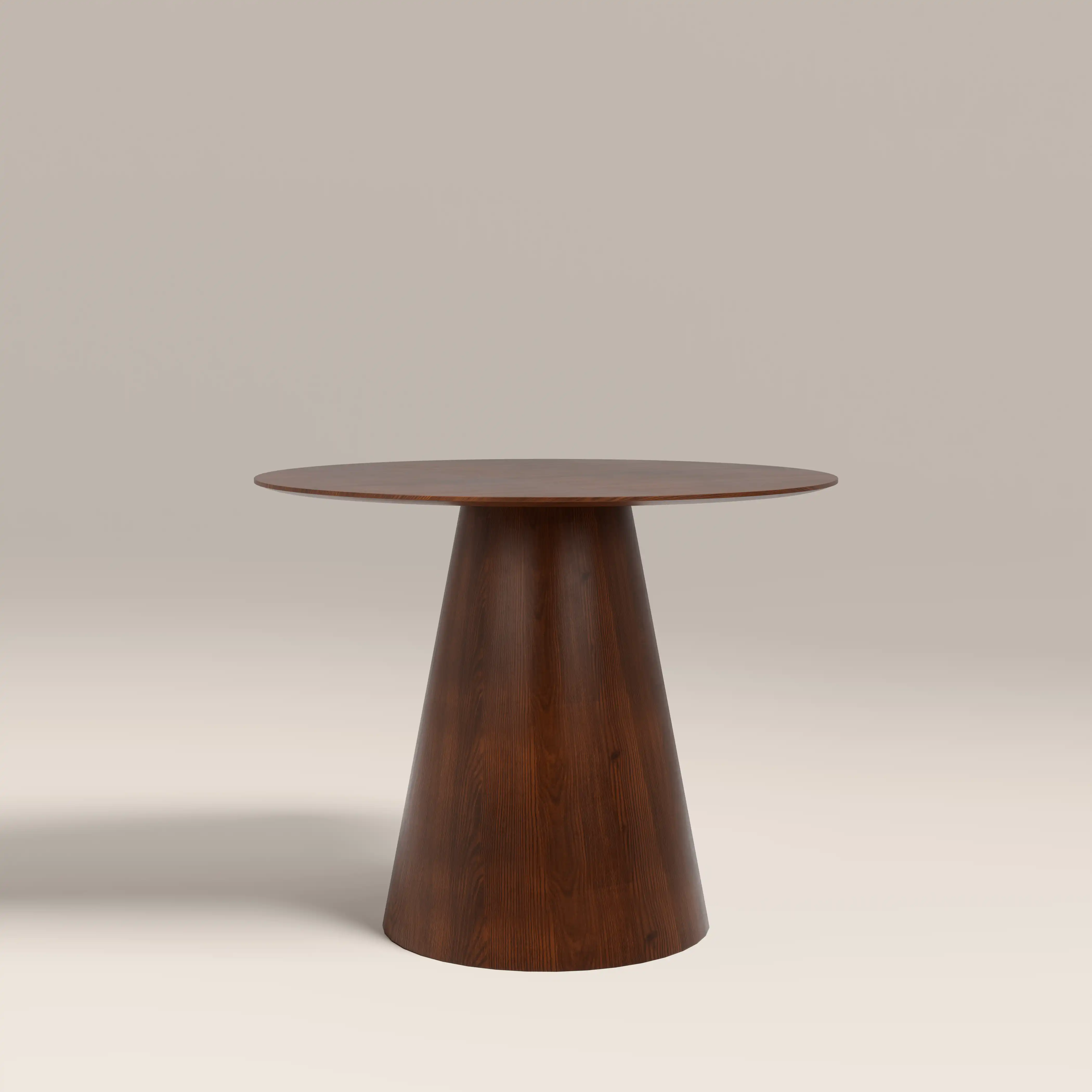 Finnley & Arbor 4 Seat Dining Set | Walnut & Olive Green Sustainable Velvet - Image 2