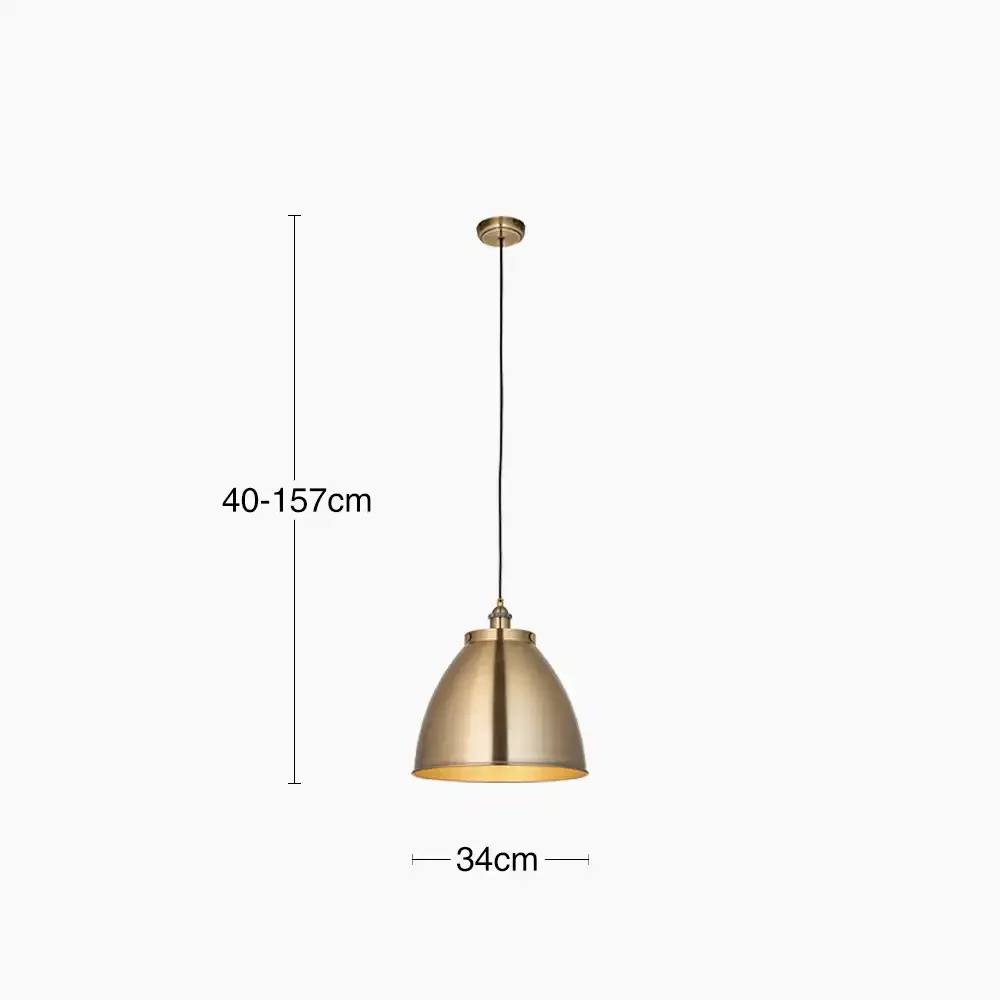 Franklin Pendant Light | Brass - Image 4