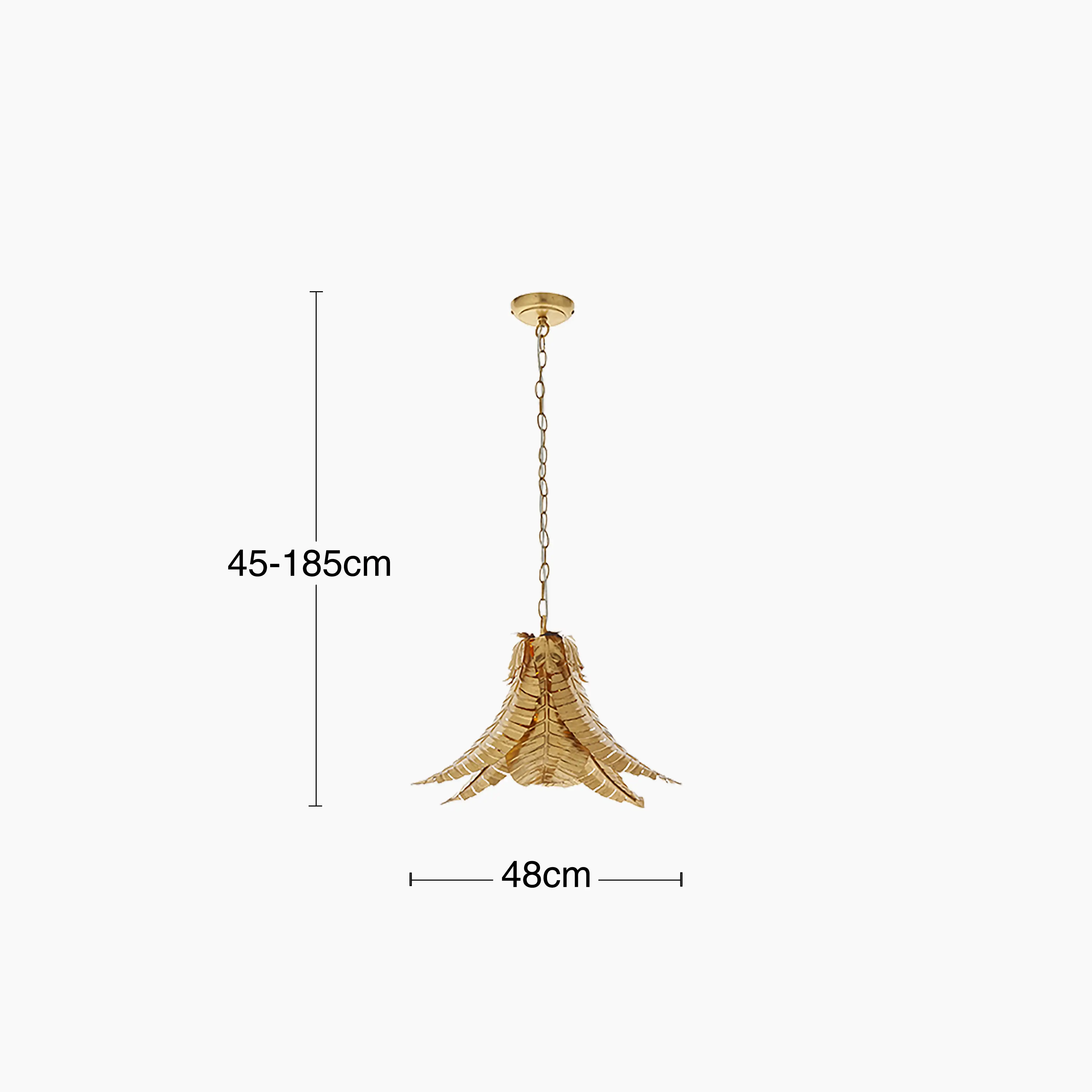 Freda Pendant Light | Antique Brass - Image 11